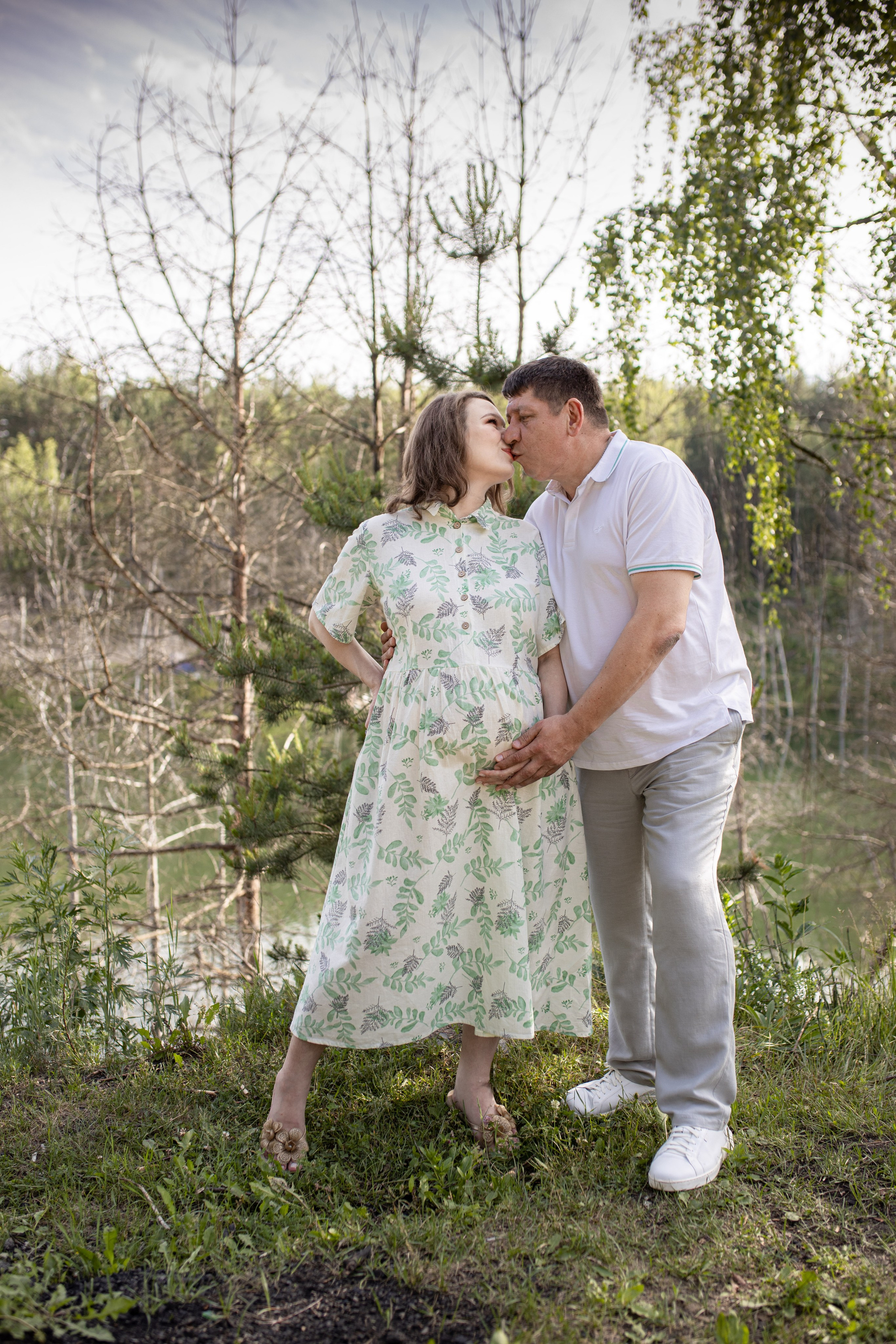 Фотосессия беременности на карьере. Фотограф в Железнодорожном и Балашихе