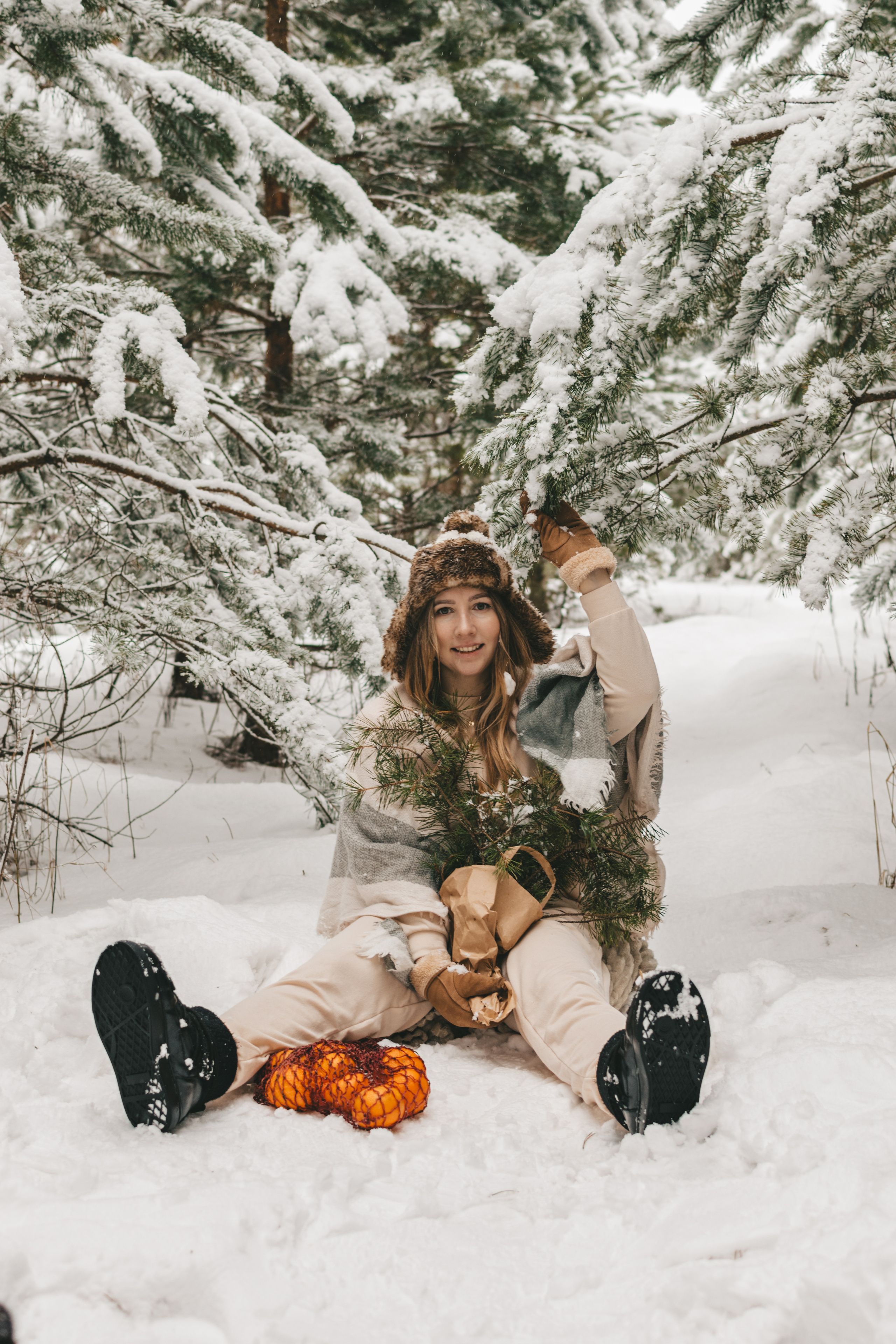 Фотосессия зимняя сказка. Семейный, детский фотограф в Минске Вероника Гапоненко