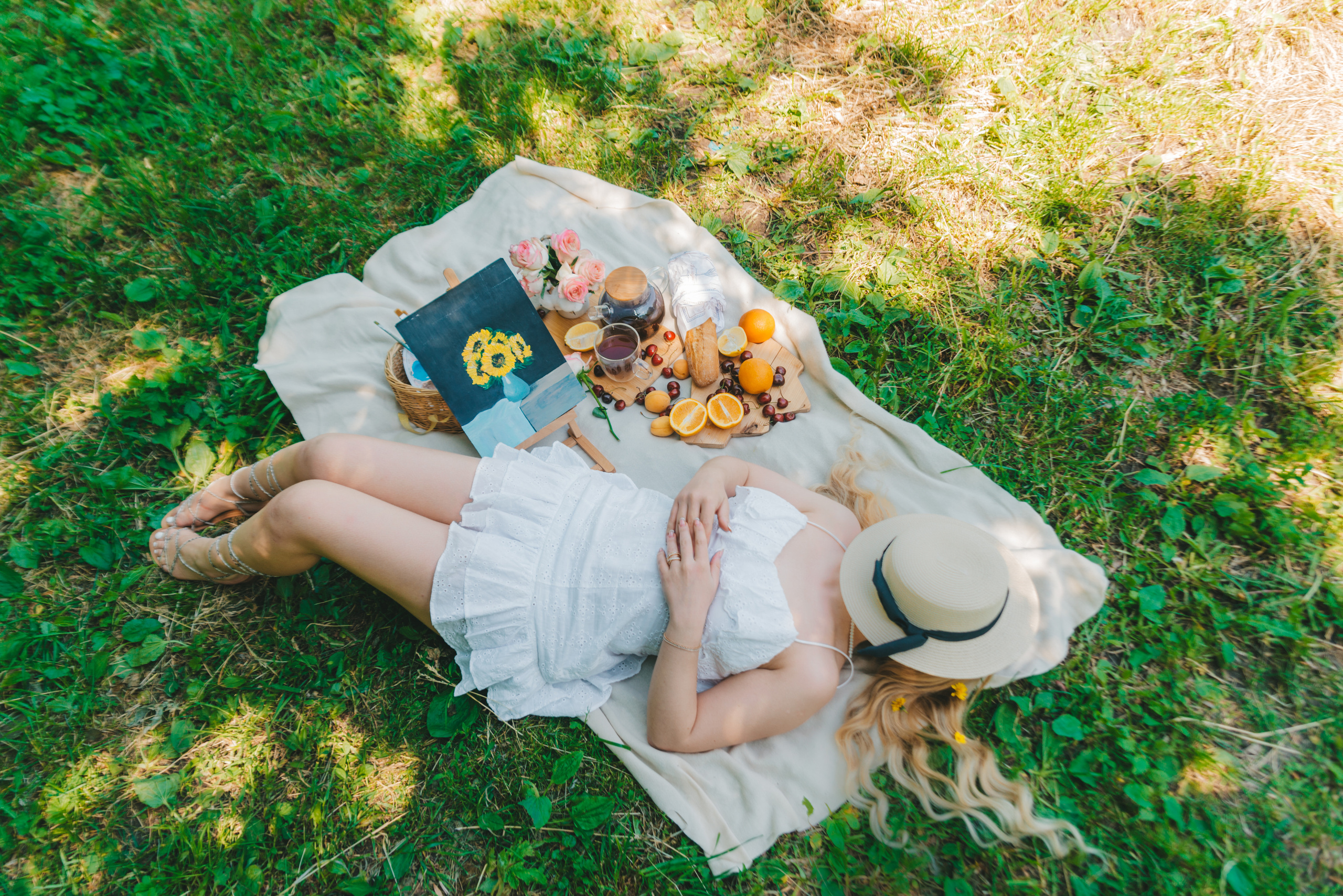 Фотосессия пикник в лесу. Семейный, детский фотограф в Минске Вероника Гапоненко