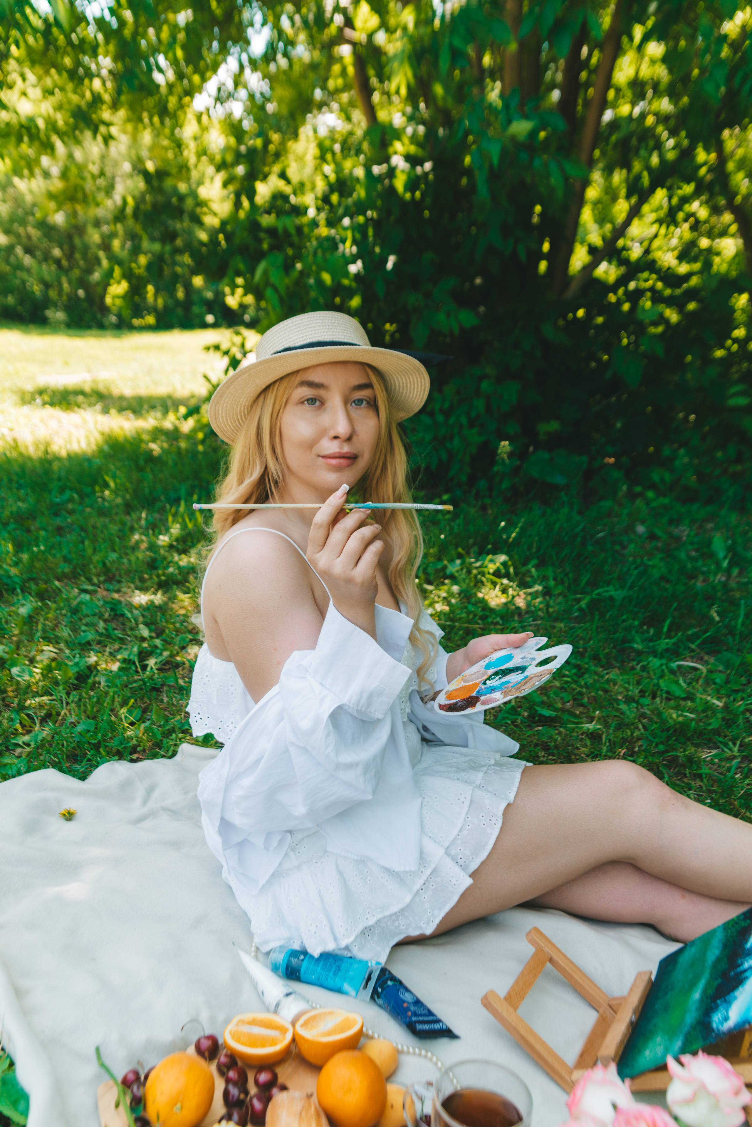 Фотосессия пикник в лесу. Семейный, детский фотограф в Минске Вероника Гапоненко
