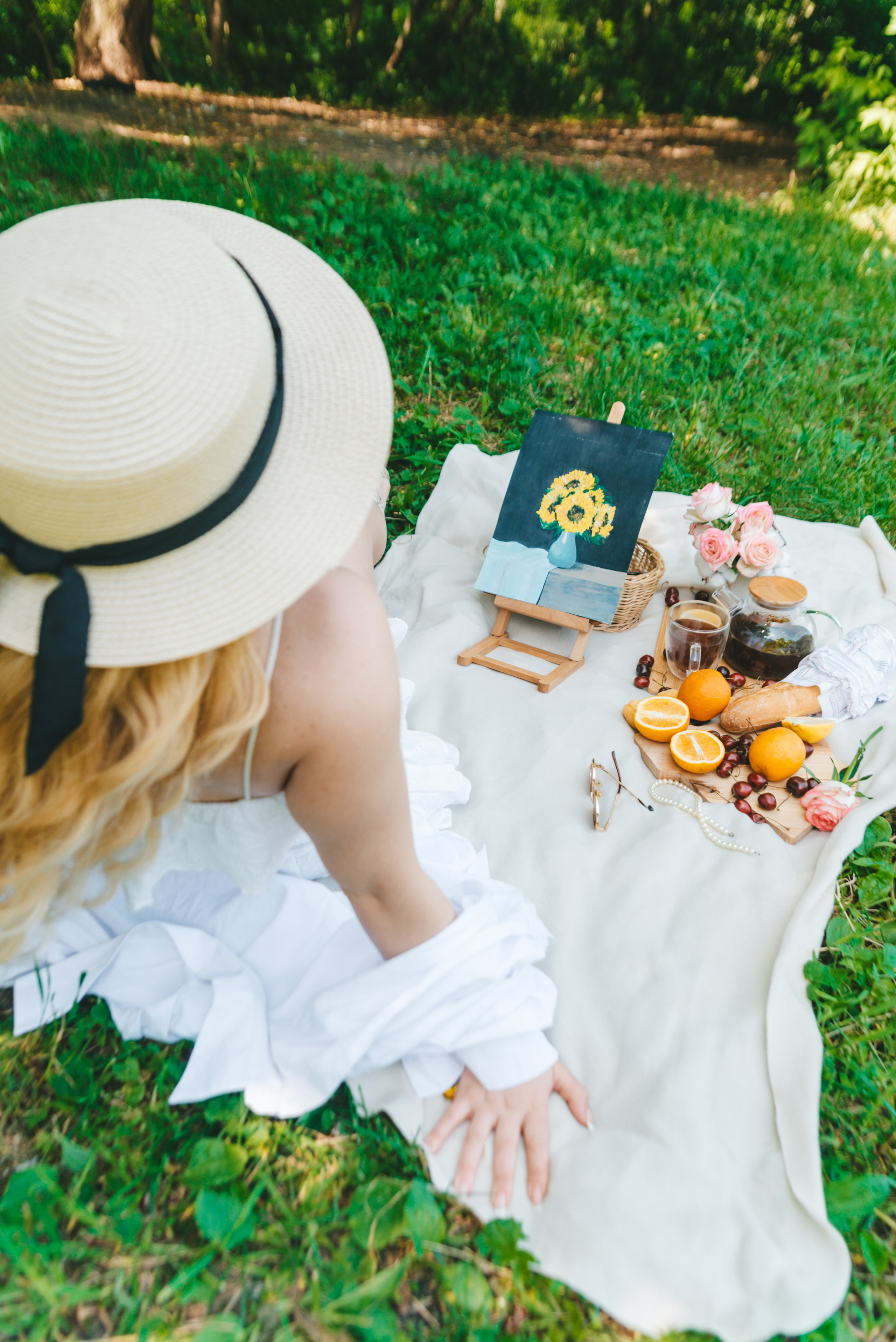 Фотосессия пикник в лесу. Семейный, детский фотограф в Минске Вероника Гапоненко