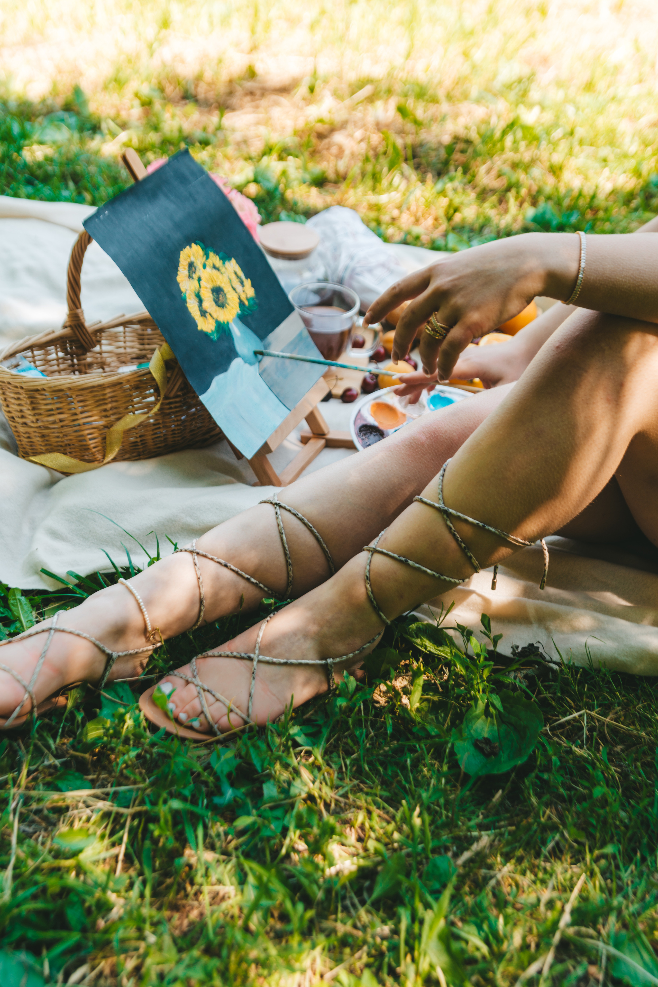 Фотосессия пикник в лесу. Семейный, детский фотограф в Минске Вероника Гапоненко