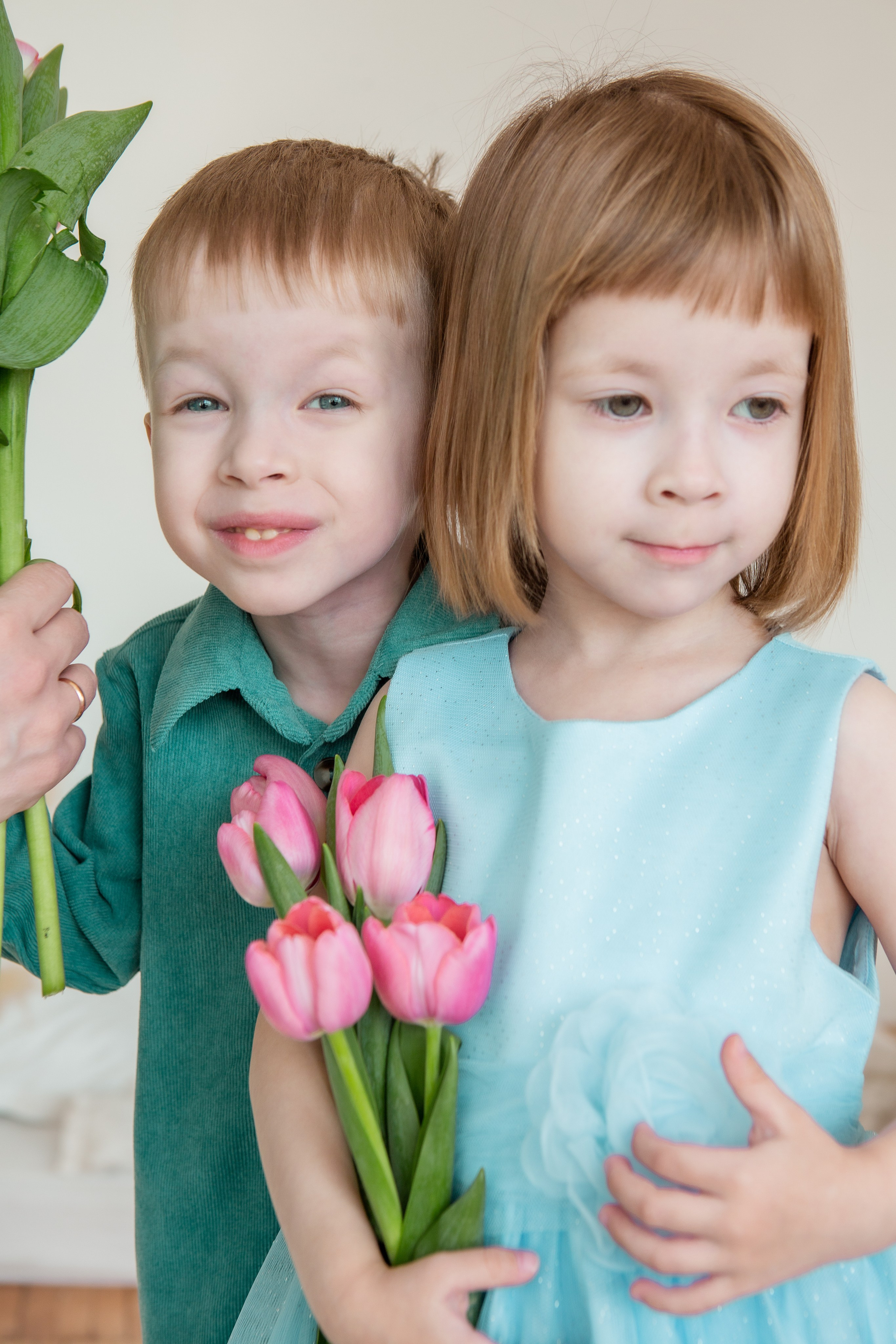 Мама и двойняшки. Фотограф Екатерина Голицына