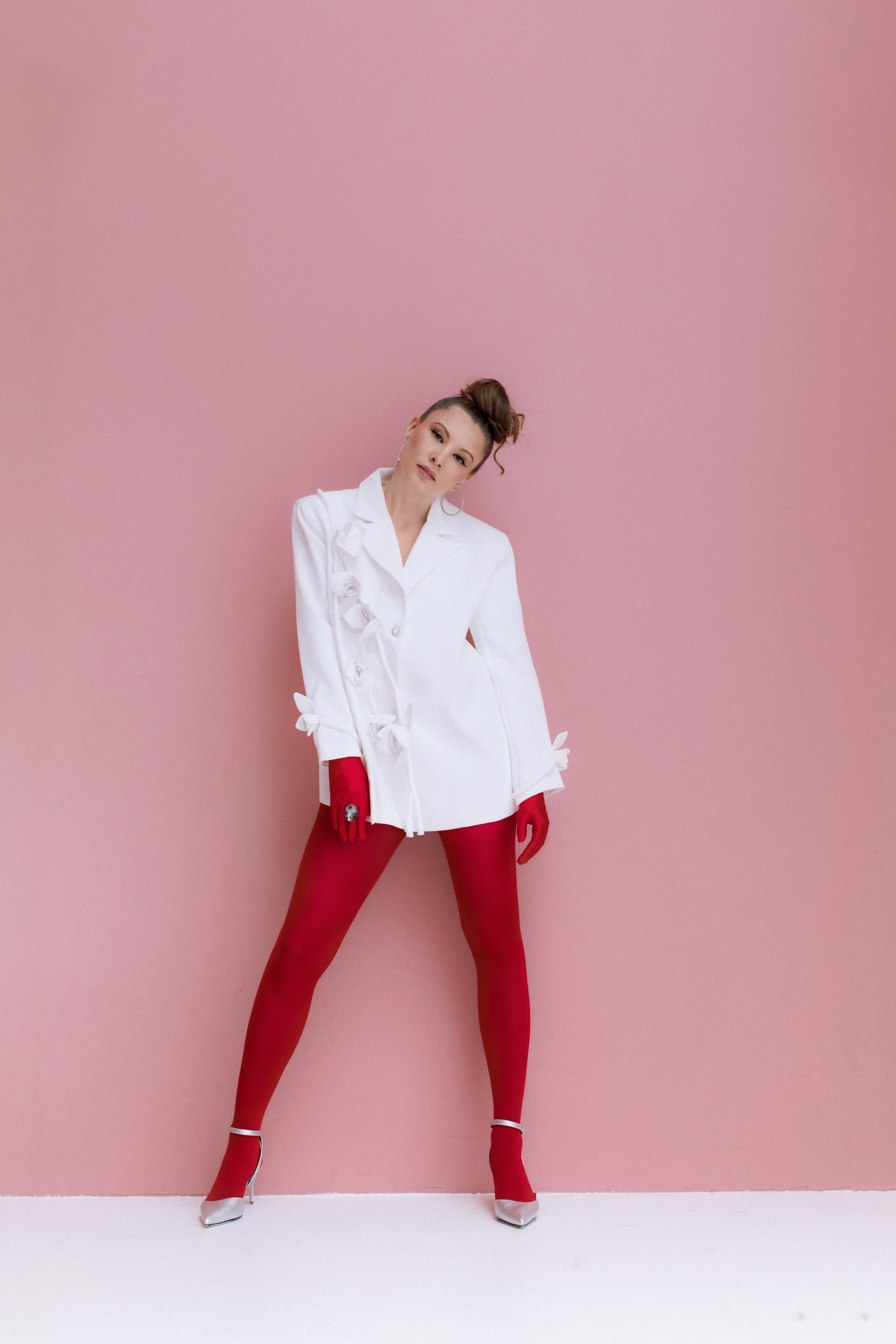 Алена. Фотосессия в розовой студии. Фотограф в Москве Ольга Сатони