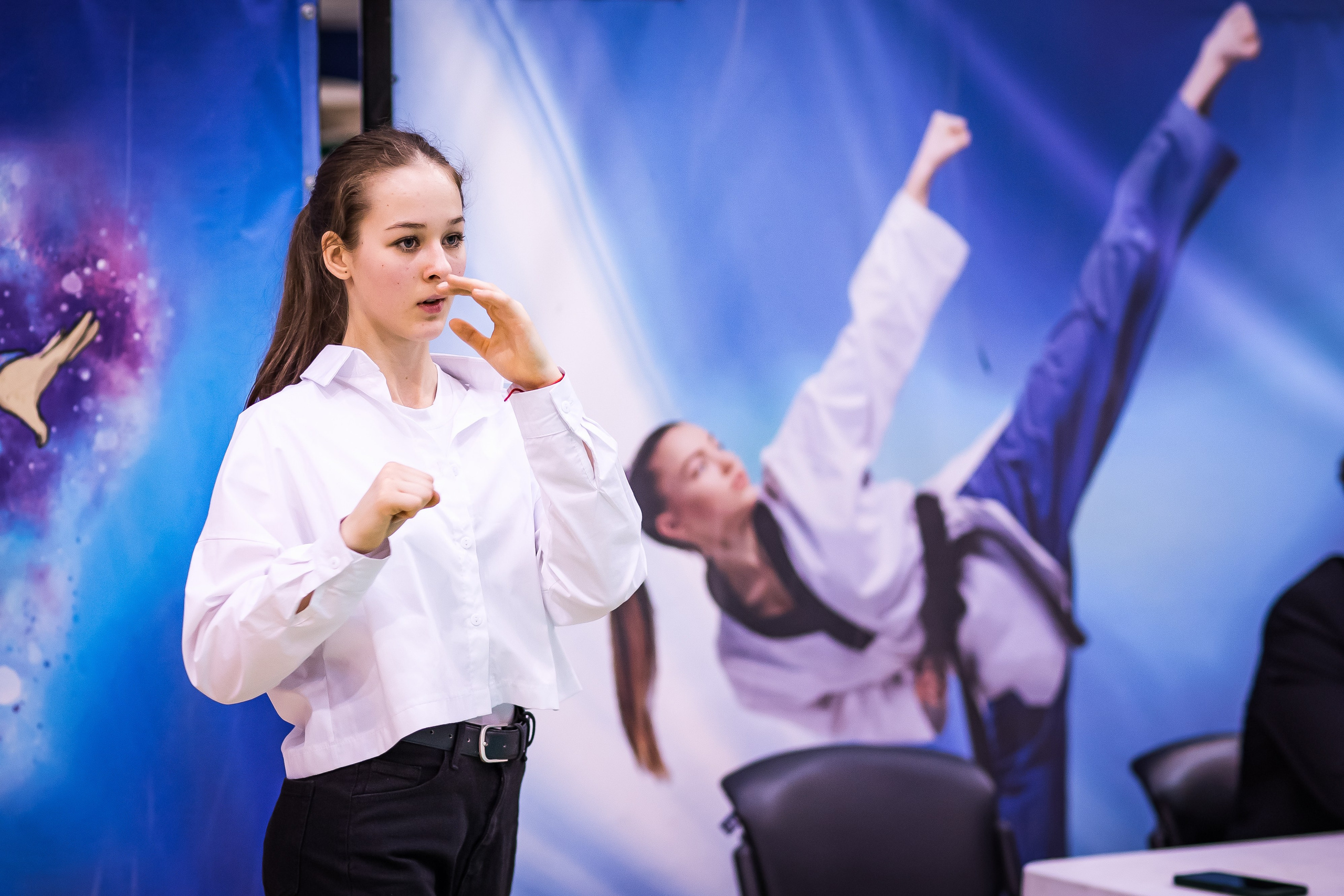 Турнир Федерации детского тхэквондо России по дисциплине ПХУМСЭ. Спортивный фотограф Максим Серегин