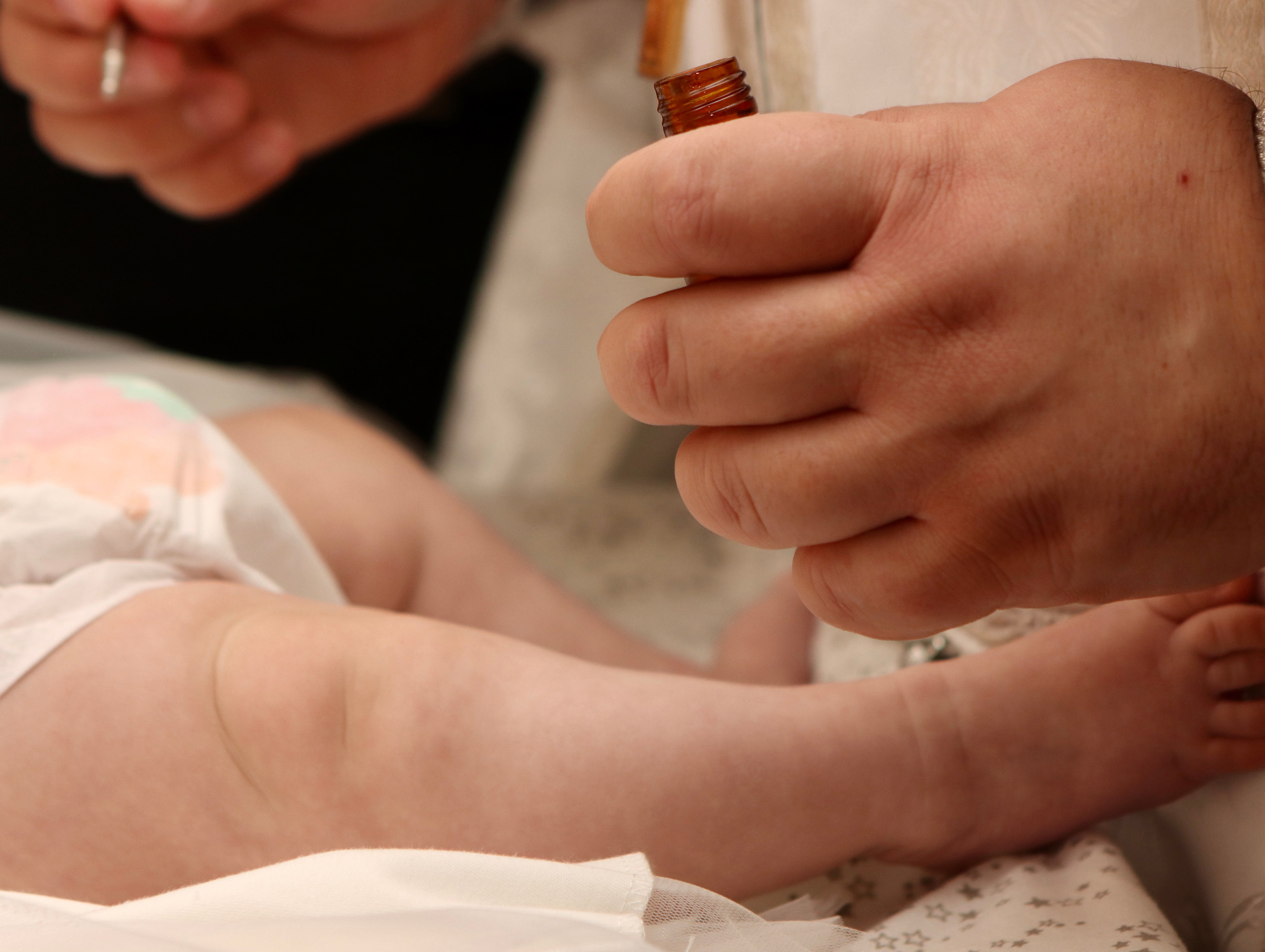 Анастасия и Вадим — крещение Виктории. Фотограф в Курске Смирнов Евгений