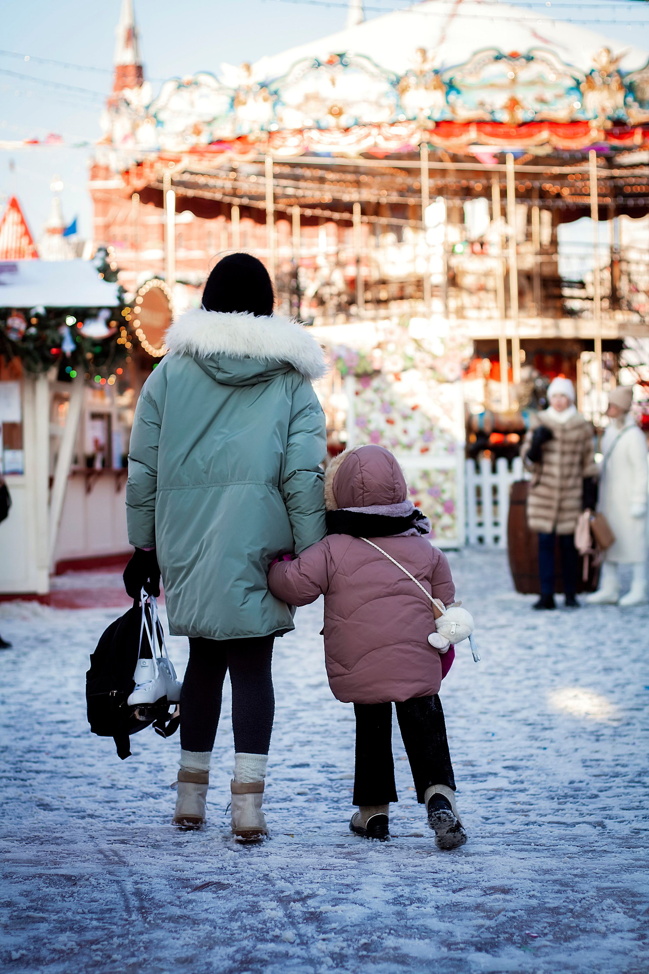 Настя и Василиса. Новогодняя прогулка. Профессиональный фотограф, Москва |Видное Елена Елизарова