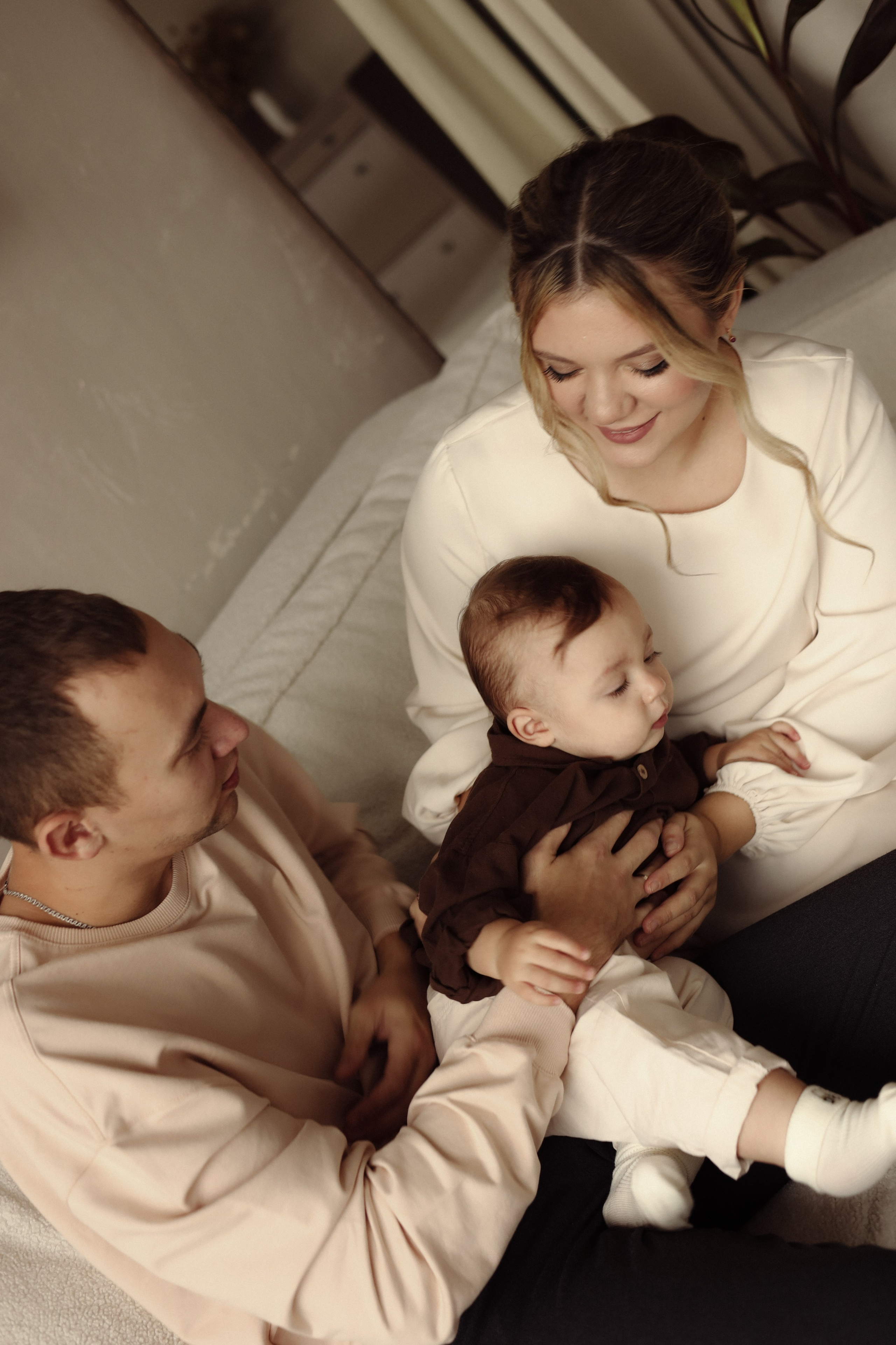 Вадим, Глебушка, Лиза. Фотограф Мария Лаенко