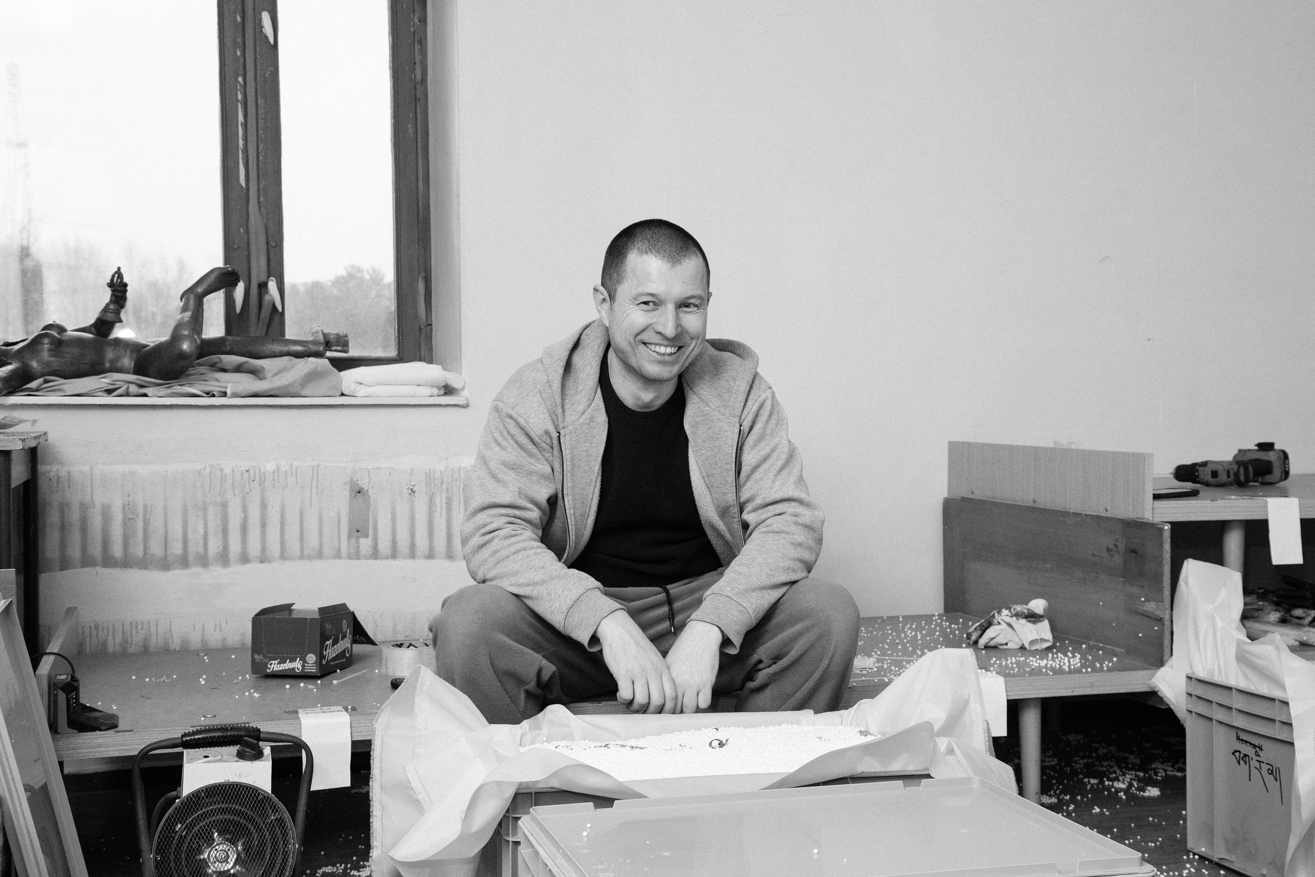 Строительство Ступы в Яхроме. Фотография, как она есть