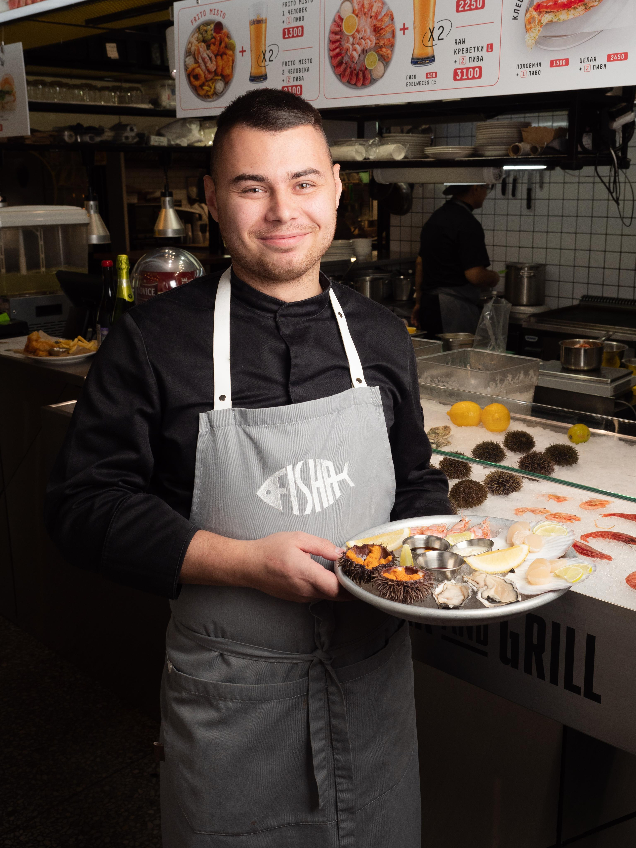 Съёмка для Fisha Raw bar and Grill. Фотограф Калинич Юлия