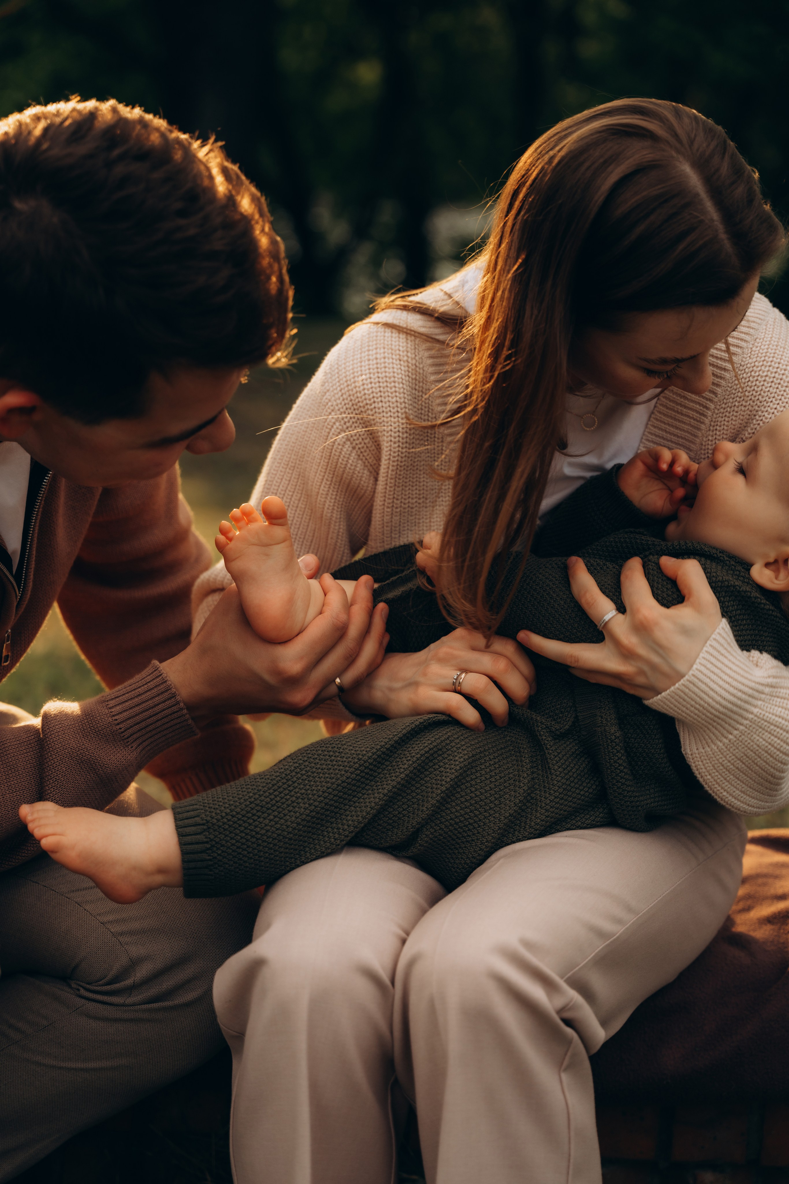Лена, Костя, Елисей. Фотограф Мария Миллс | Минск