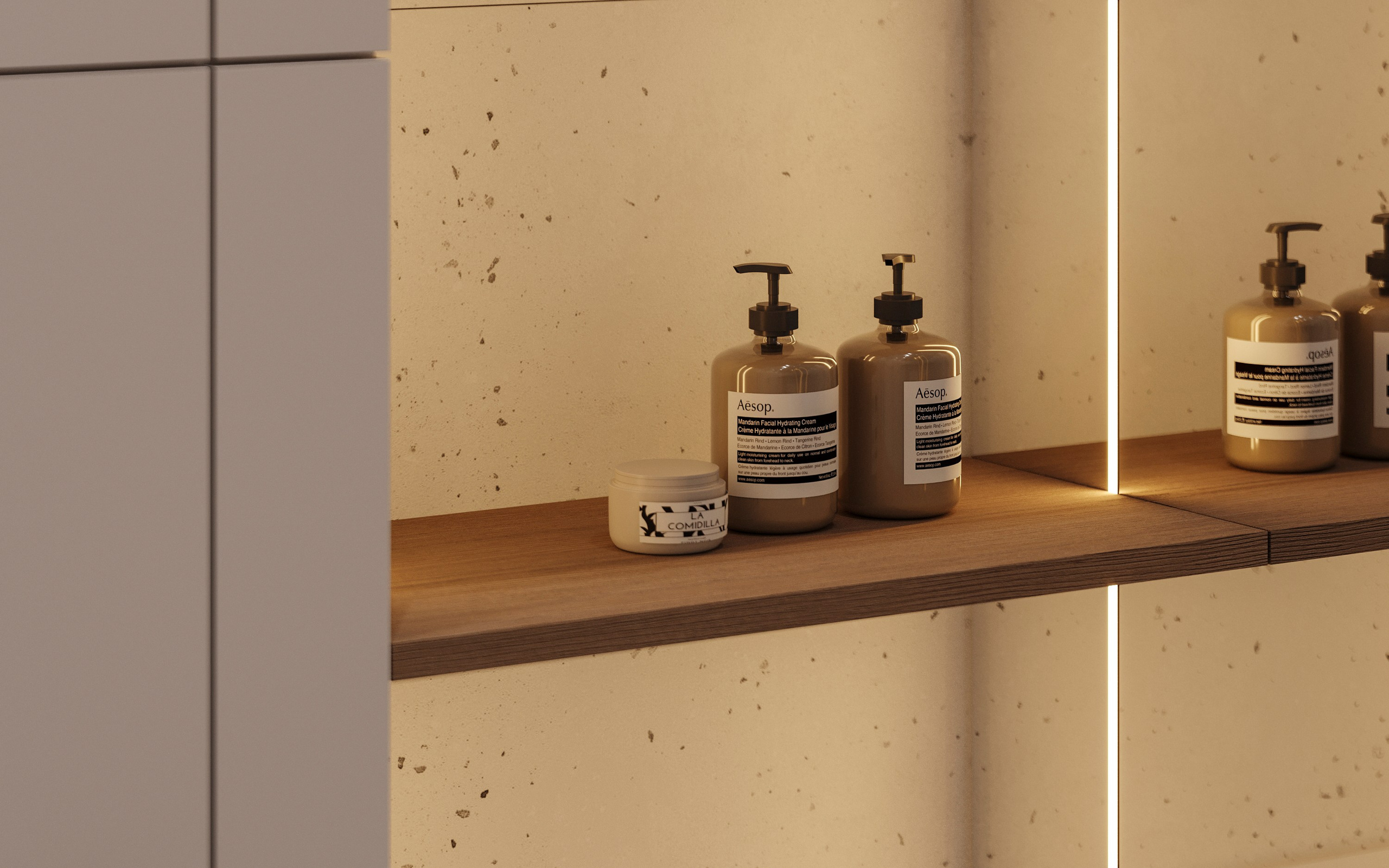 CONCRETE | DESIGNER ANNE KIREEVA. Interior Visualization by Valerie Stetyukevich