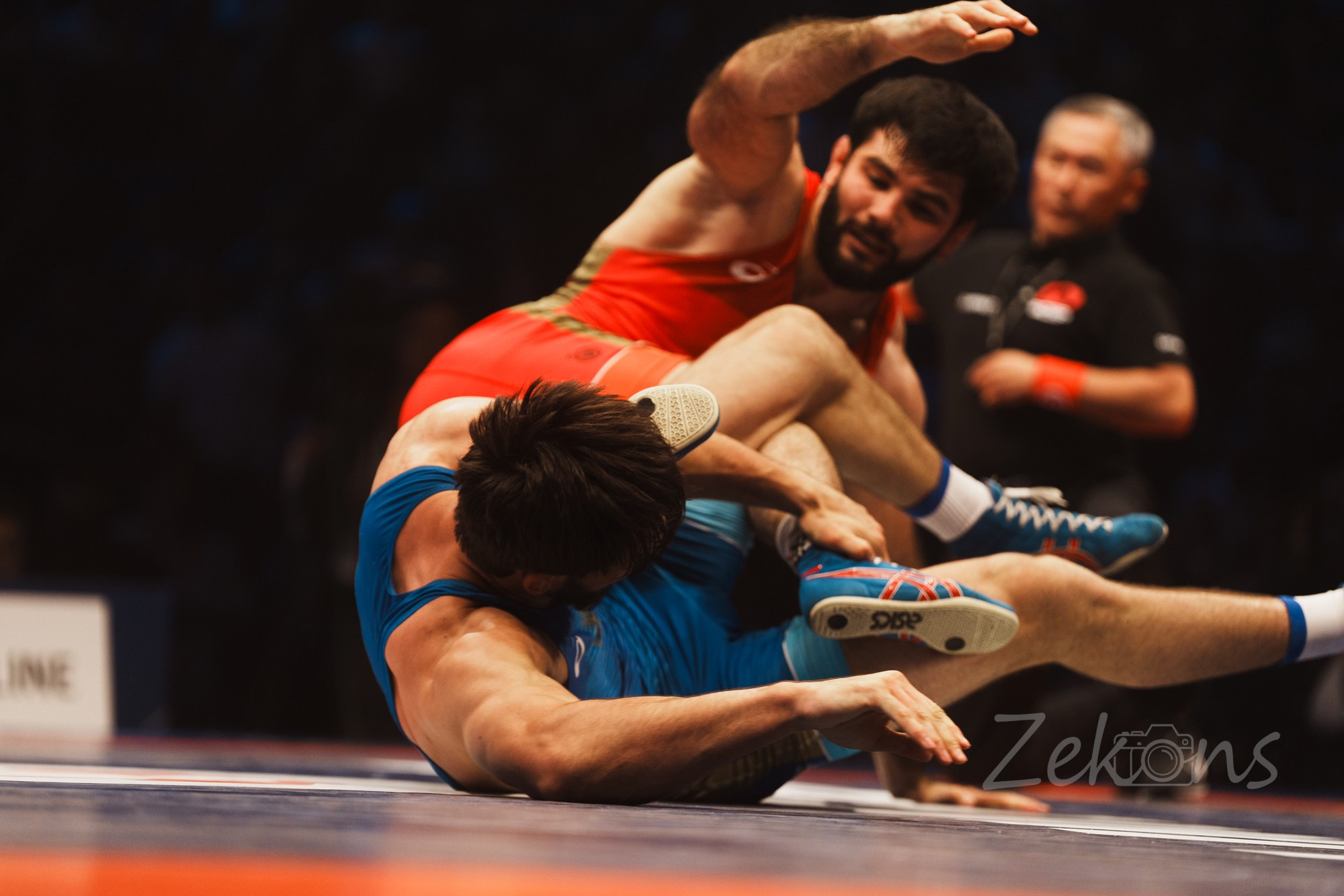 Чемпионат России по вольной борьбе 2025 (Москва). Zekons. Фото, видео, нейросети