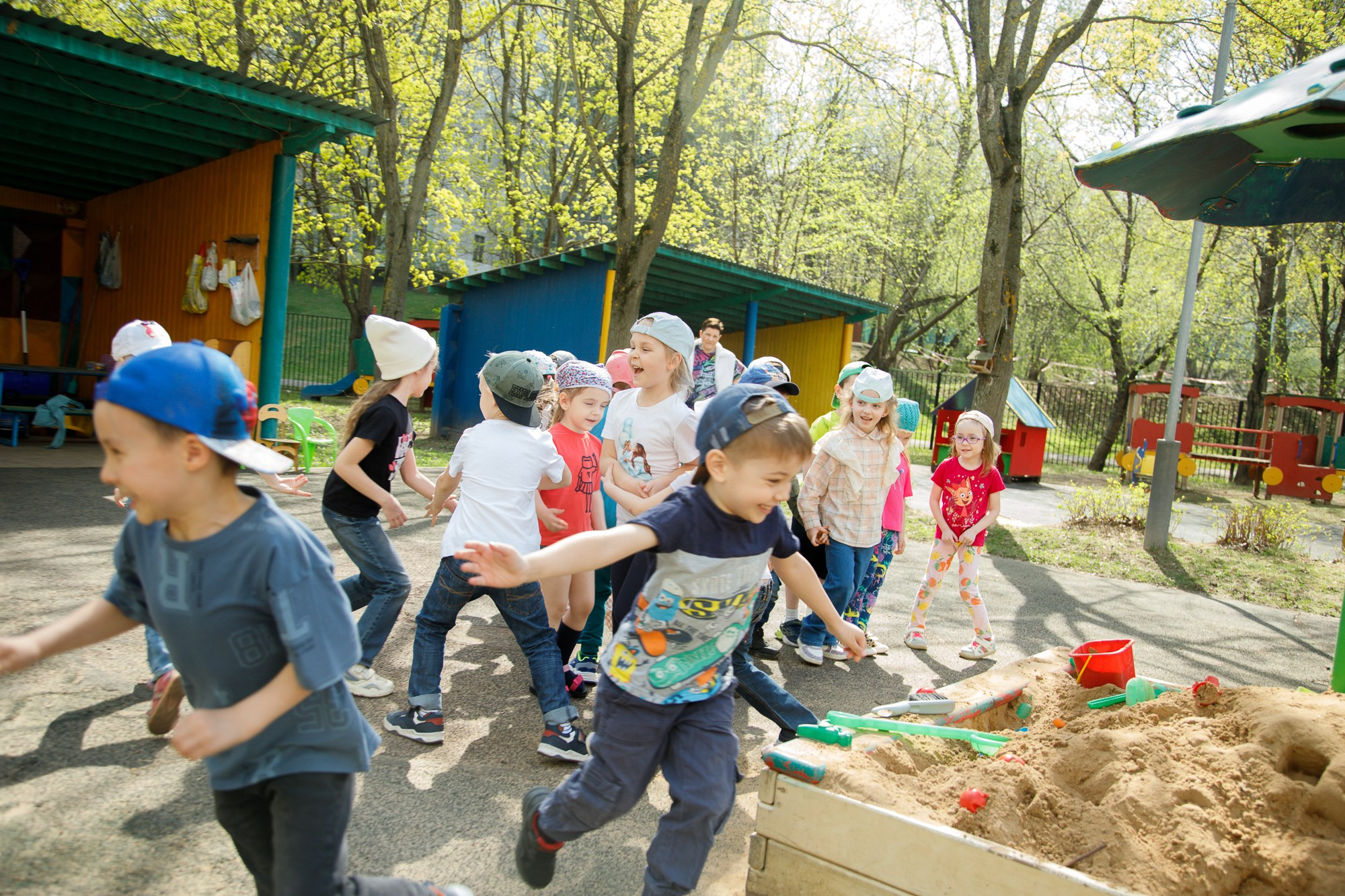 Один день в детском саду