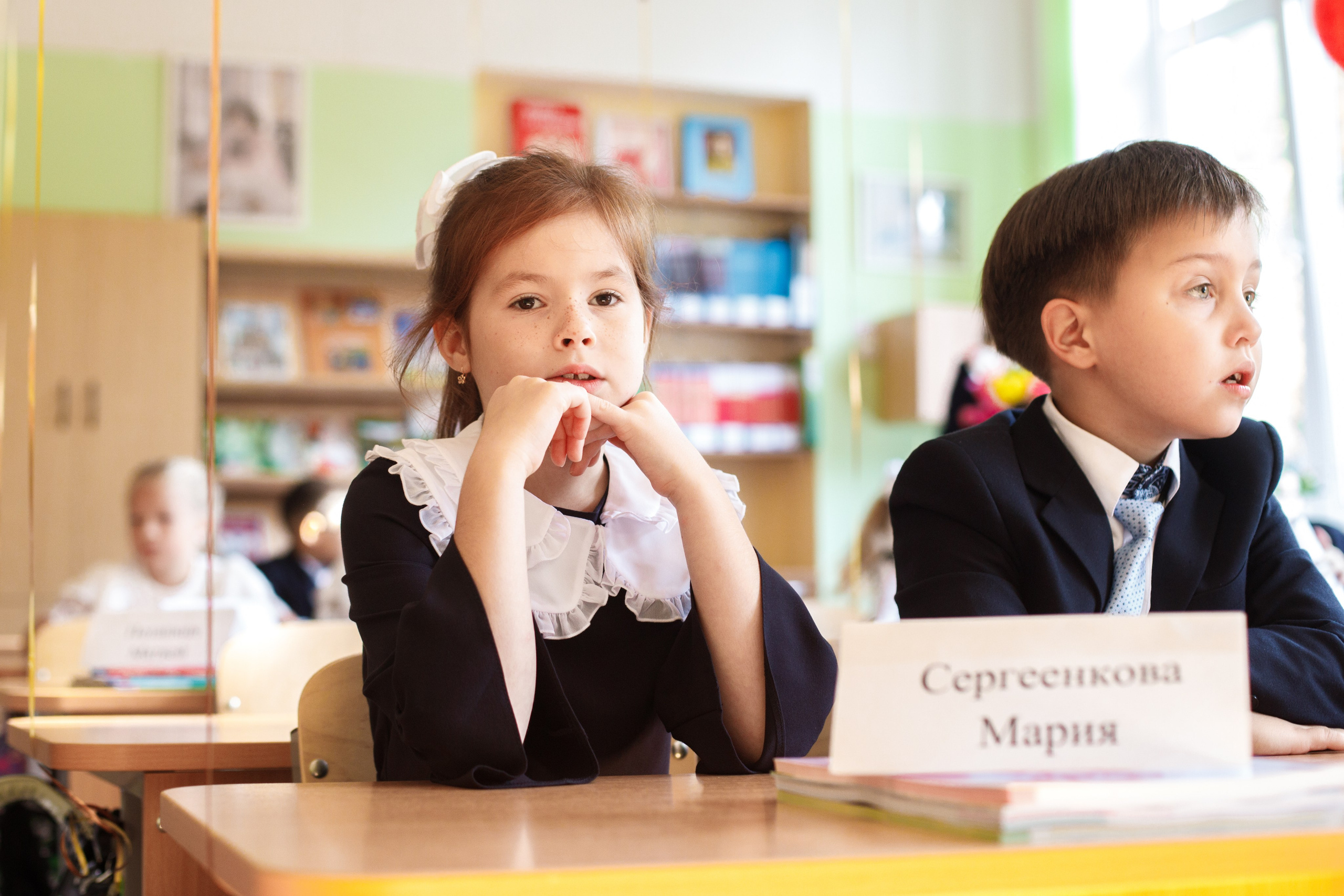 Репортажная съемка первого сентября для первоклассников. Семейный и школьный фотограф в Москве Анна Ткач