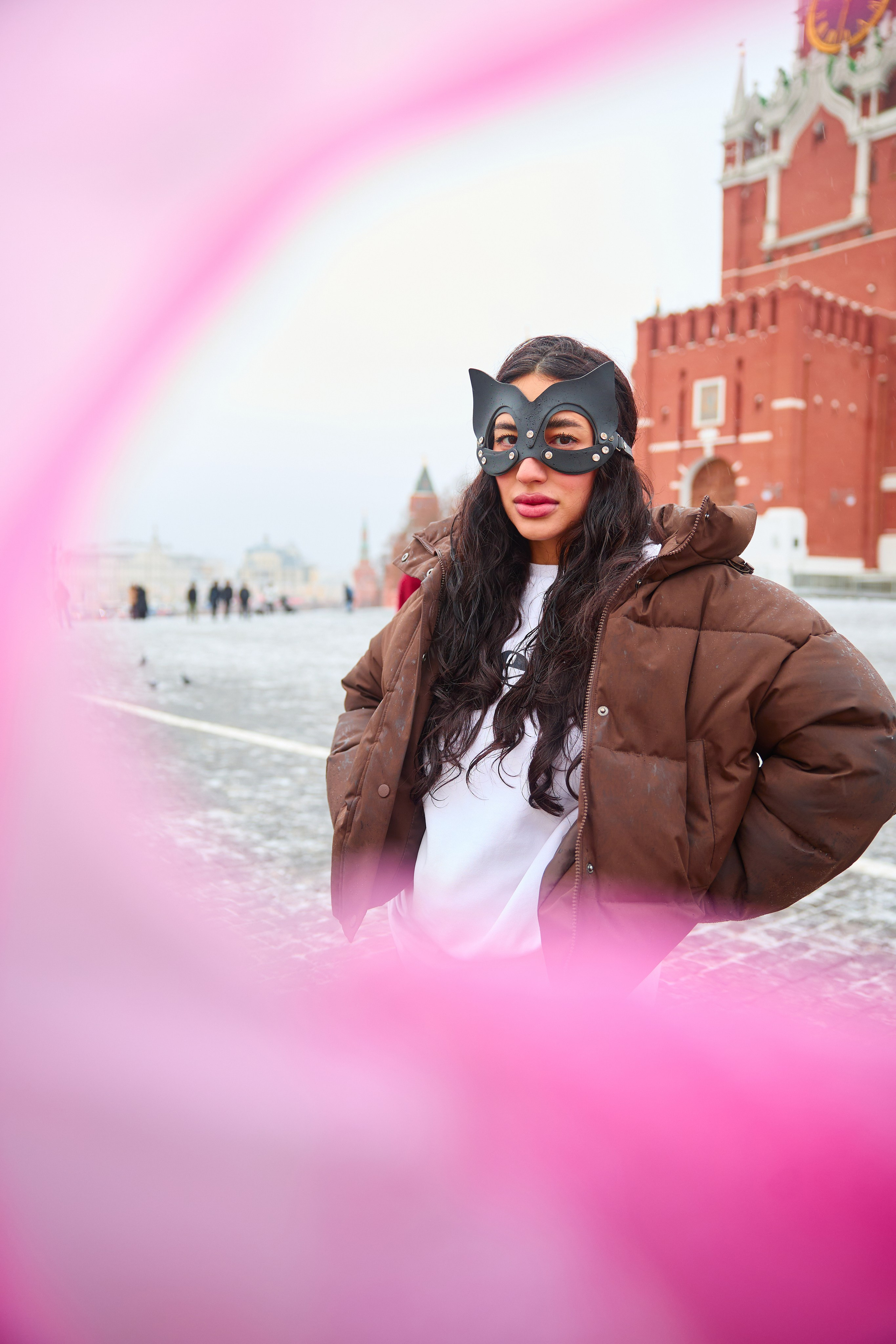 Зимняя уличная фотоессия. Фотограф Москва Карпова Евгения