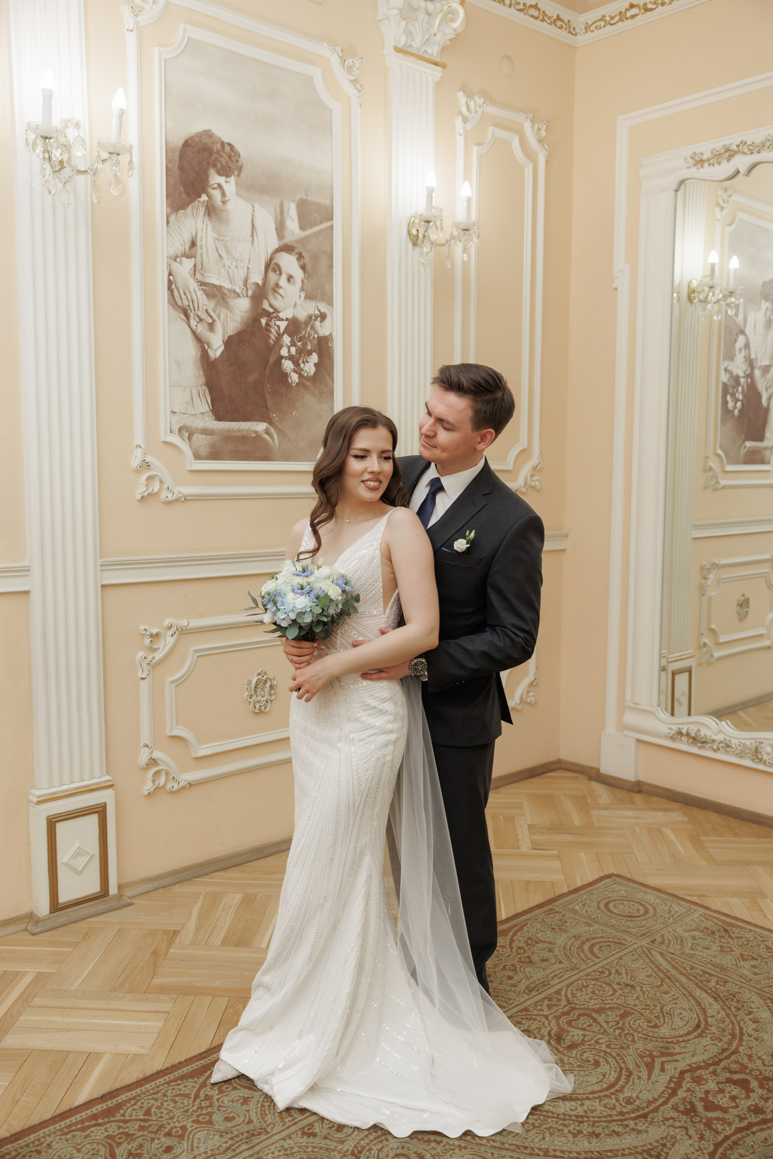 Даша и Дима, Грибоедовский ЗАГС. Свадебный и репортажный фотограф (Москва, Королев и другие)