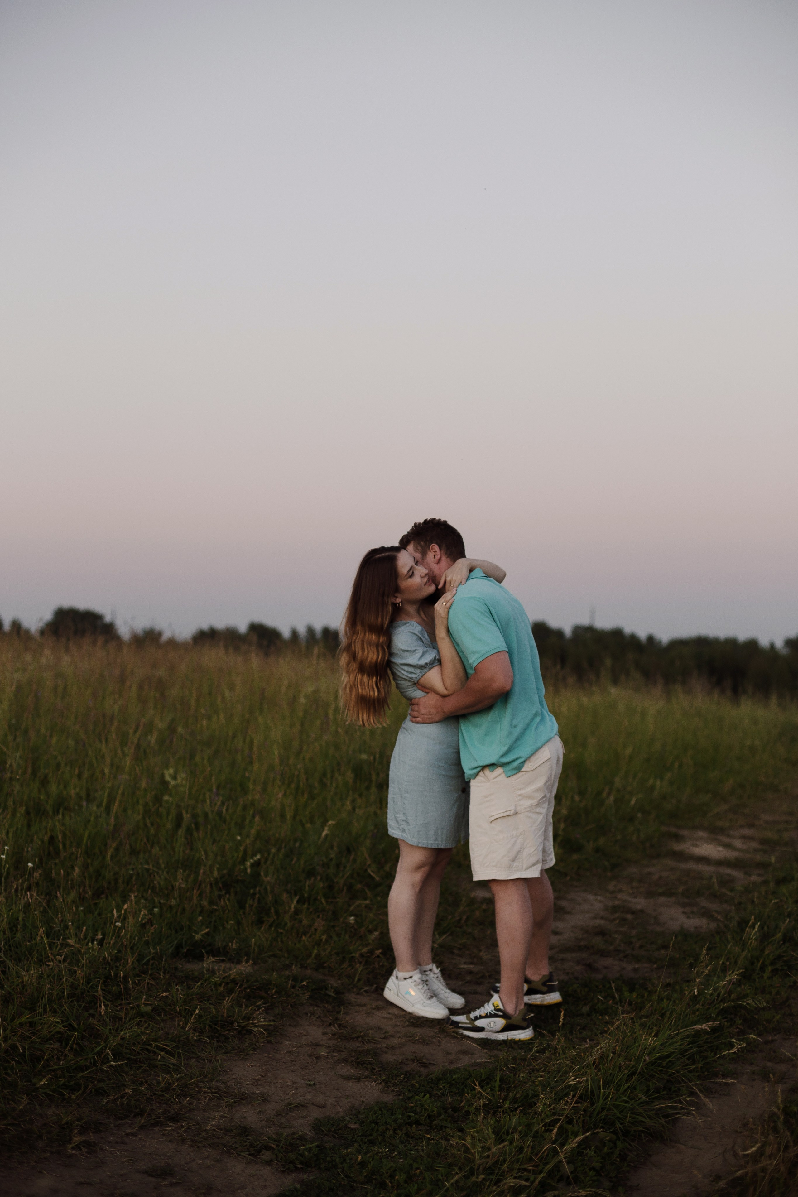 Колтушские высоты — Марина и Сергей. Портретный фотограф в Санкт-Петербурге Элина Ситникова