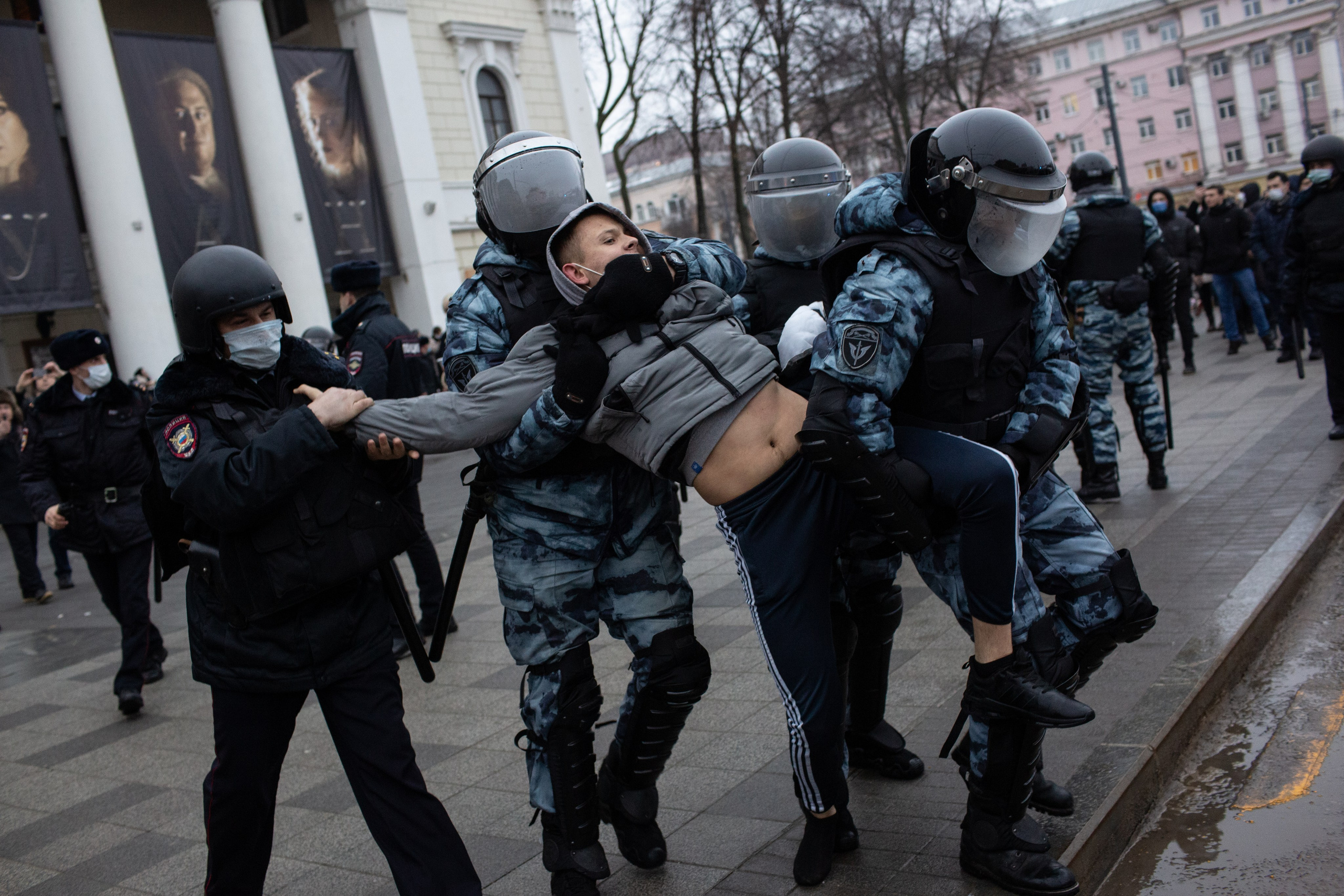 Акция протеста, Воронеж.