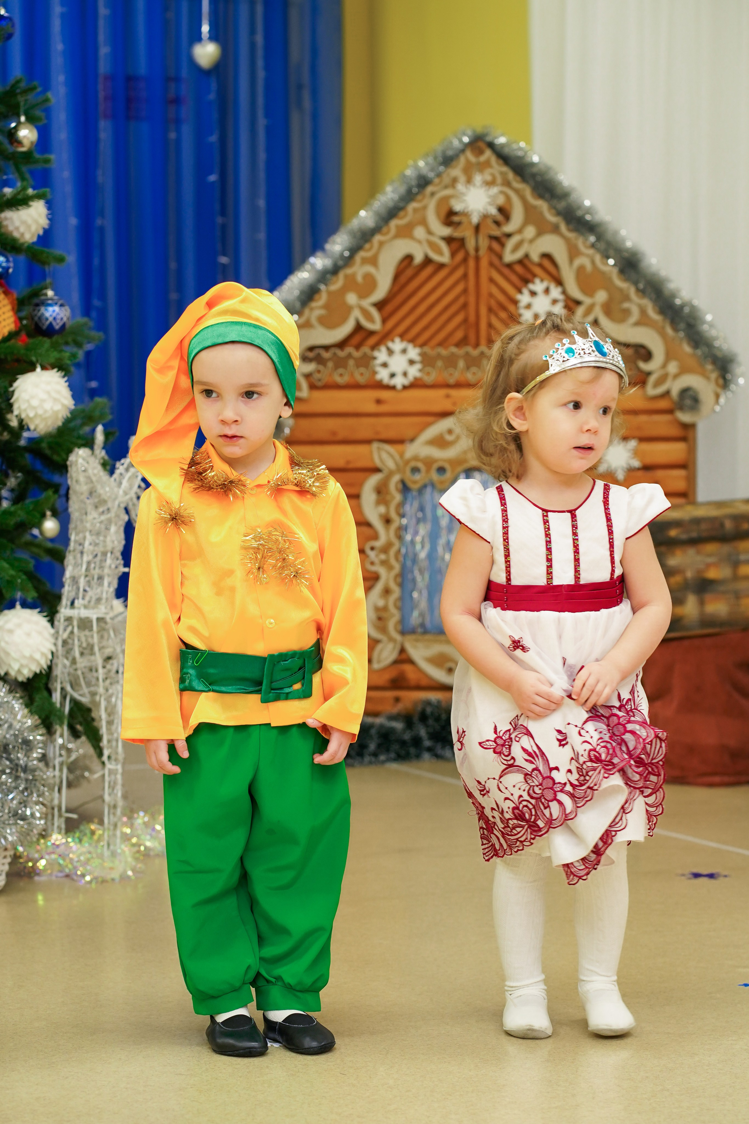 Новогодний утренник в садике. Семейный и портретный фотограф в Екатеринбурге Анна Лобанова