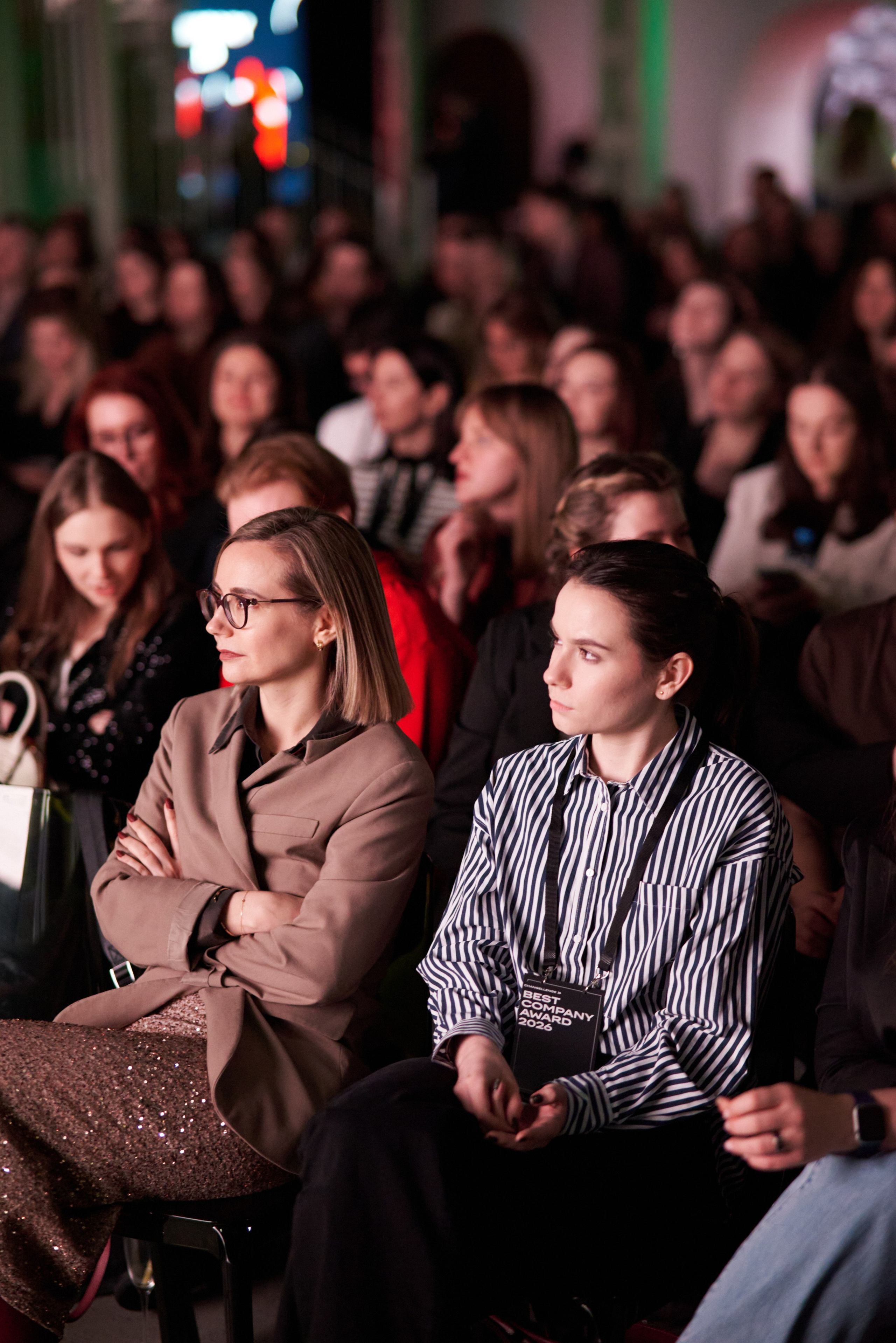 Репортажные фотографии с церемонии награждения Changellenge ≫ Best Company Award 2026. Съемка HR-премии, гости, спикеры, атмосфера мероприят