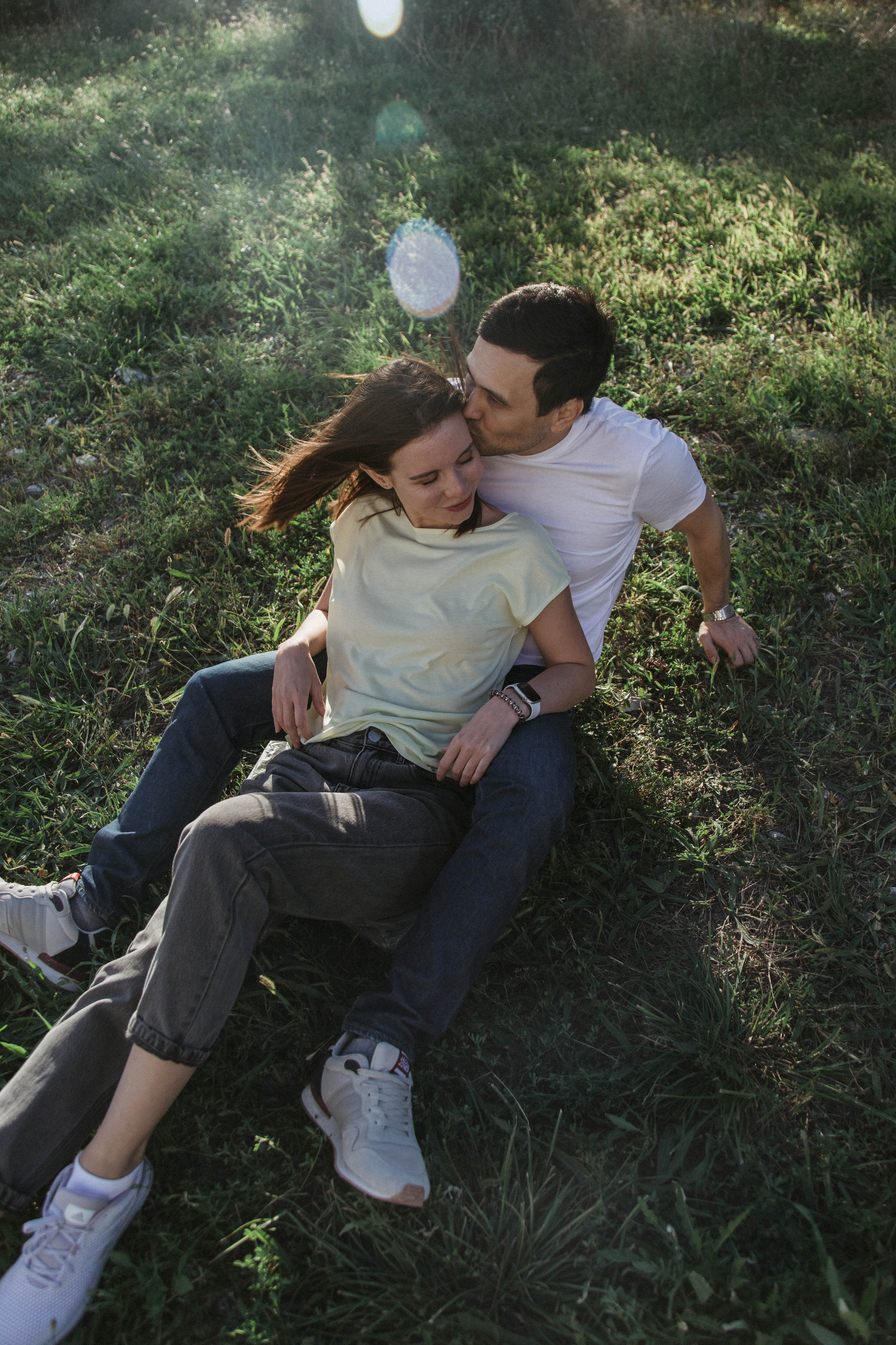 Диляра и Анатолий / сильный ветер во время штиля