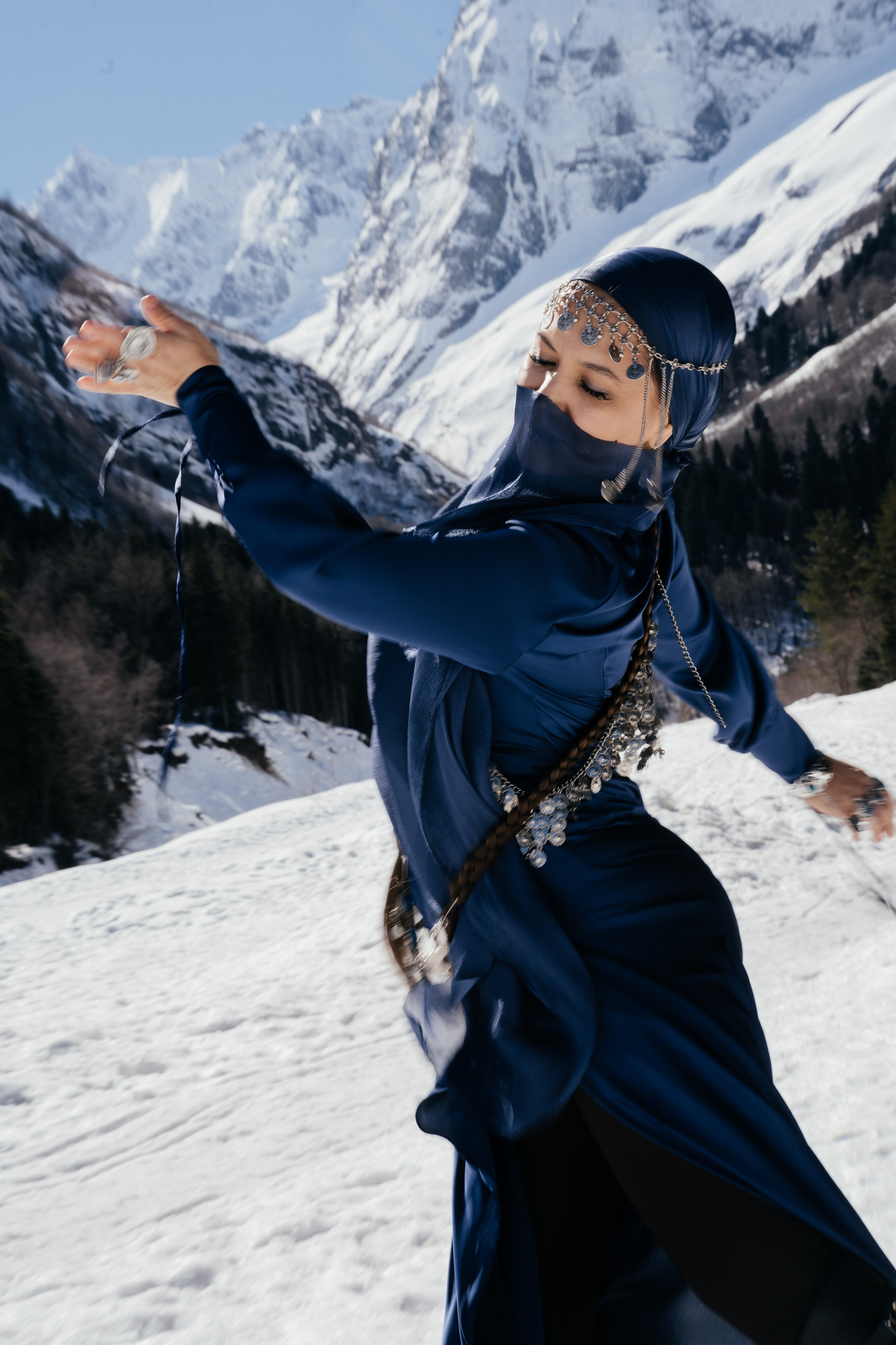 Съёмки в горах. Фотограф Диана Семенова