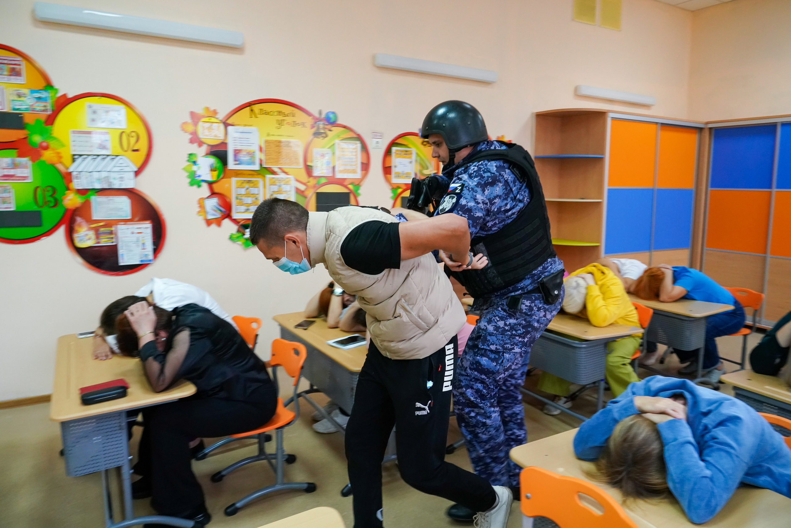 Всероссийские учения по антитеррористической угрозе. Фотограф Кемерово