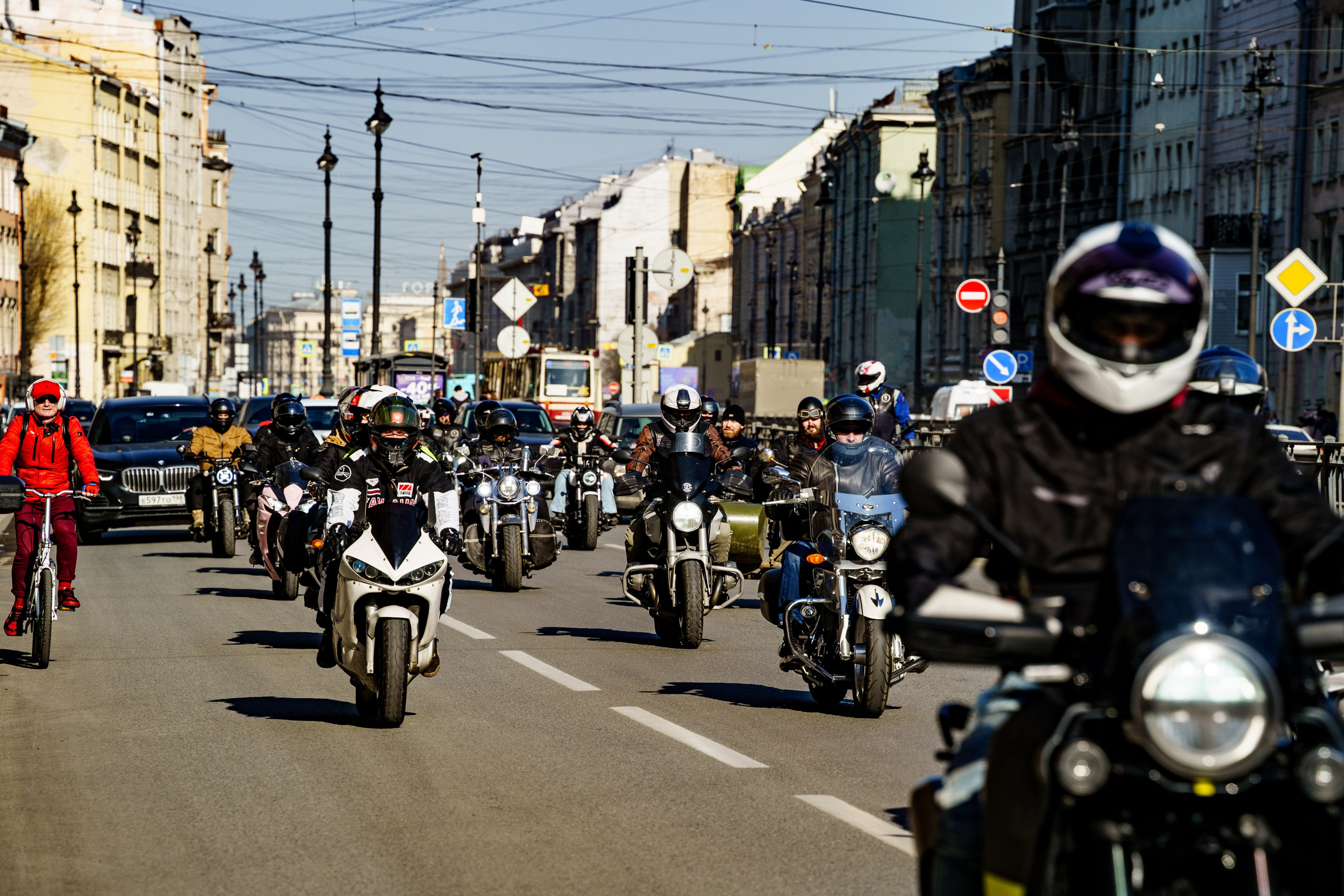 Прохват мотоклуба Norman Riders ч.1. Концертный и репортажный фотограф в Санкт-Петербурге Слава Пахомов