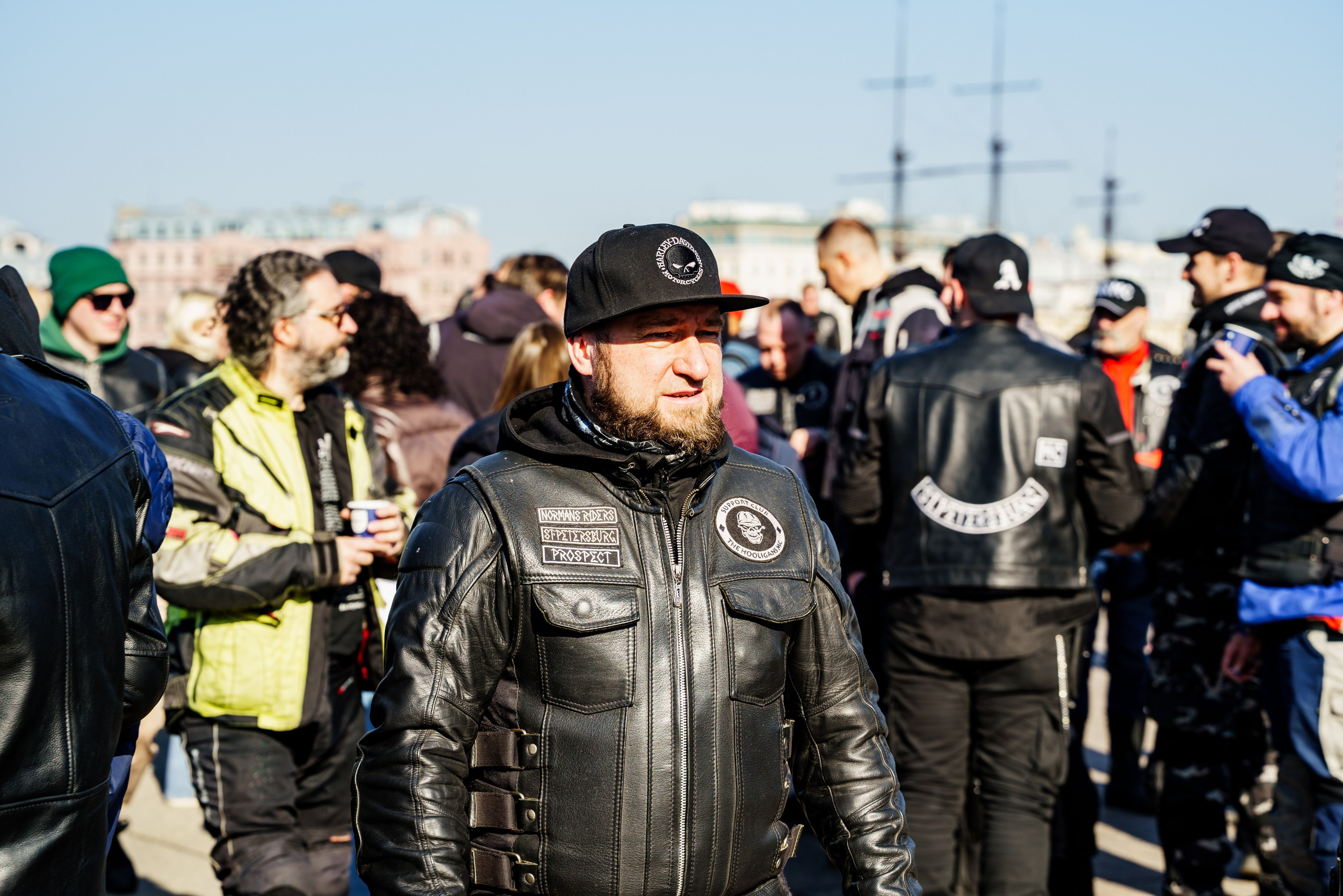 Прохват мотоклуба Norman Riders ч.1. Концертный и репортажный фотограф в Санкт-Петербурге Слава Пахомов