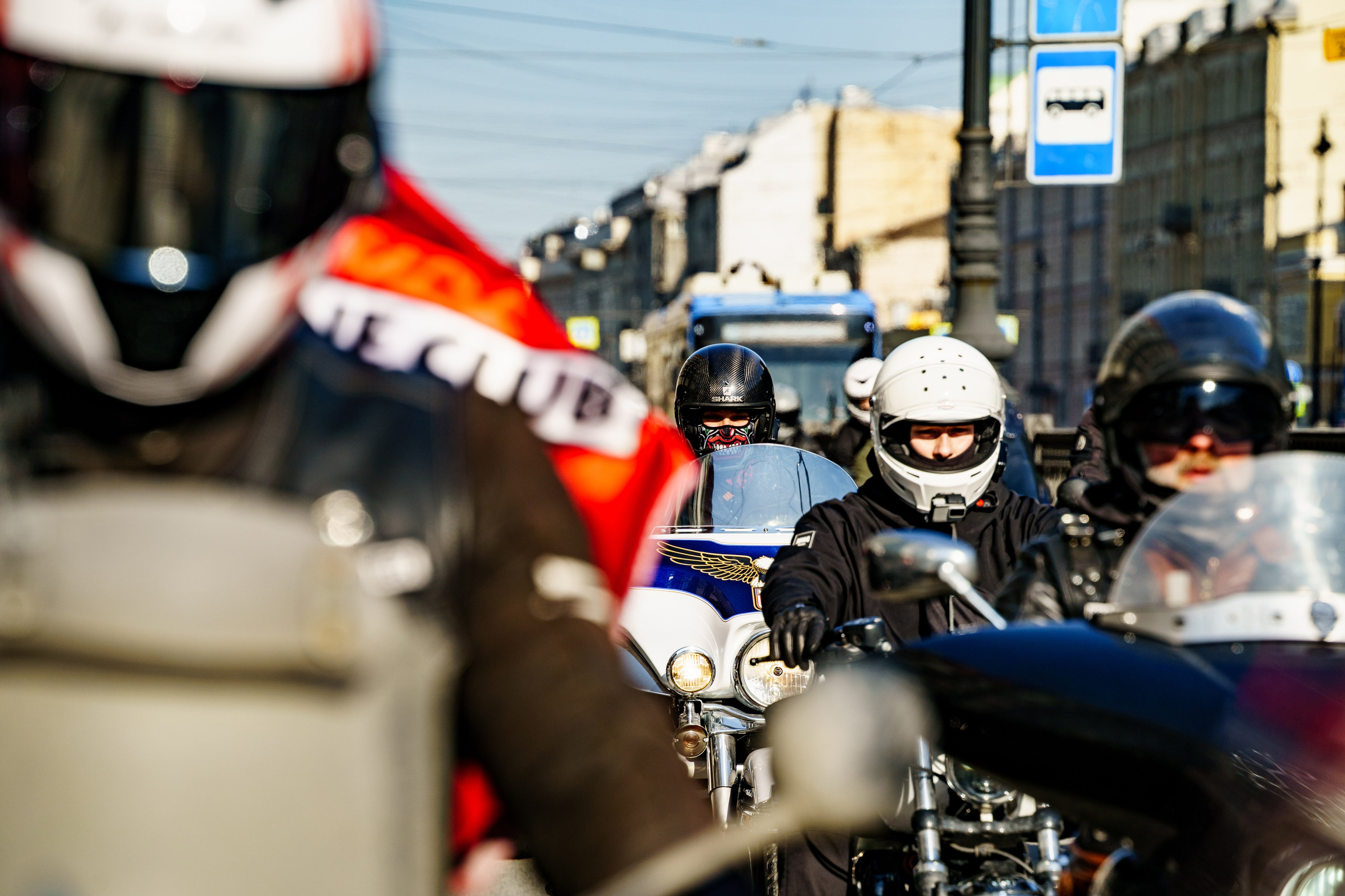 Прохват мотоклуба Norman Riders ч.1. Концертный и репортажный фотограф в Санкт-Петербурге Слава Пахомов