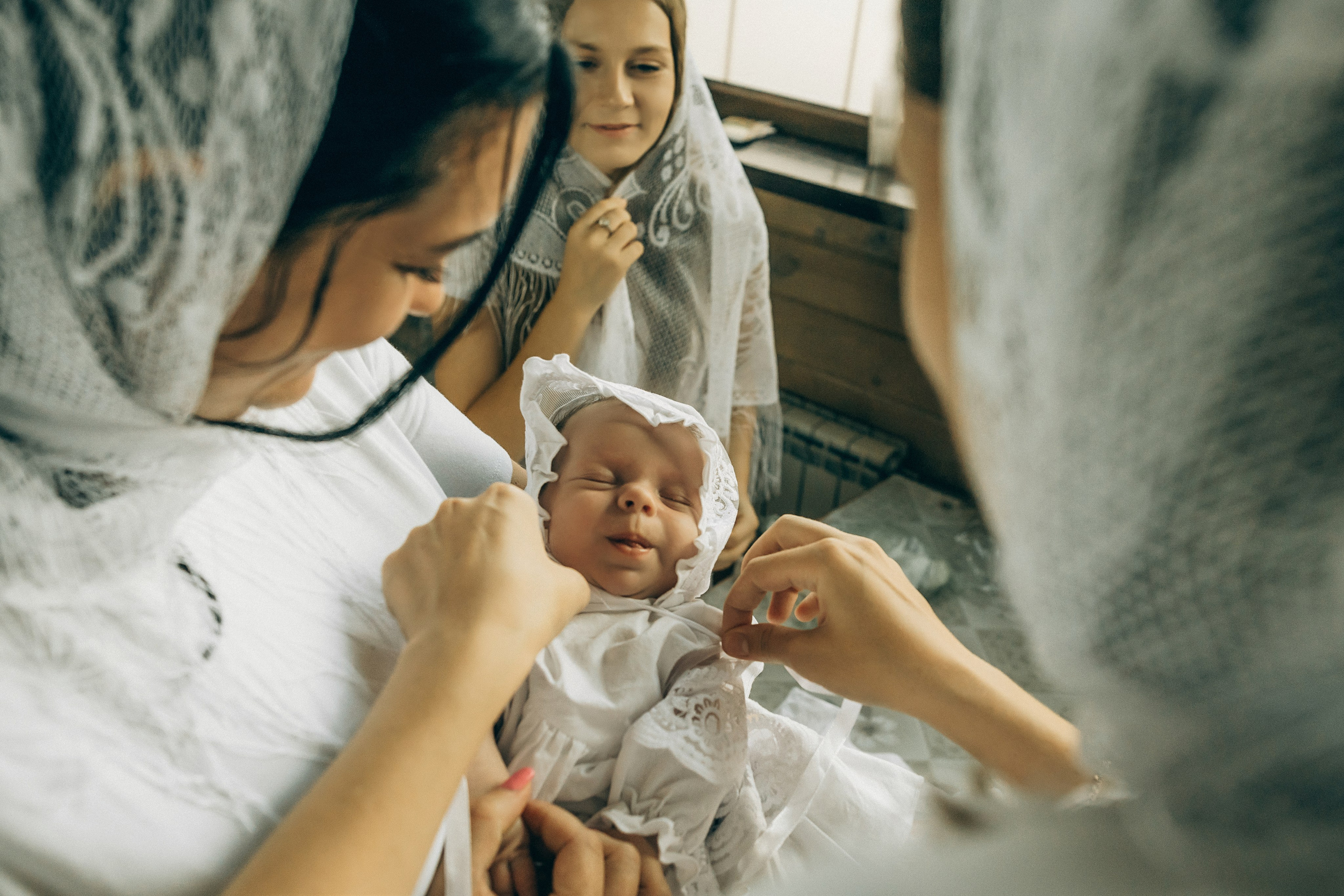 Крещение Агаты. Семейный фотограф и детский фотограф в Волгограде Алеся Бутакова — дет
