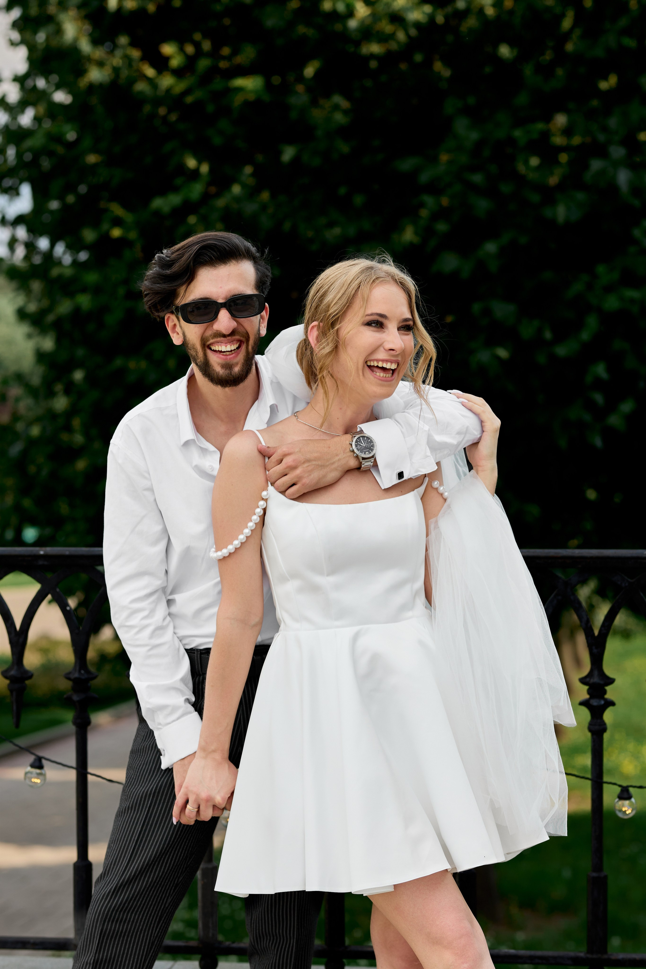 Свадебная прогулка в Царицыно в Москве