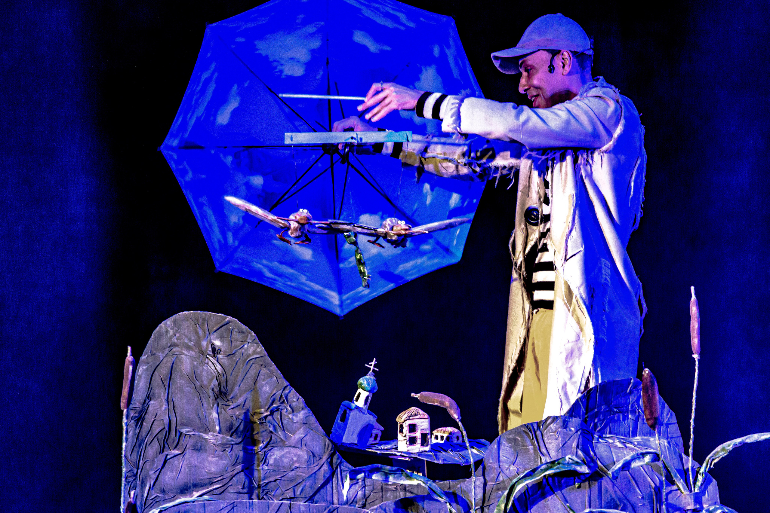 Спектакль театра Саквояж Лягушка путешествиница. Фотограф в Сочи Юрий Шептаев