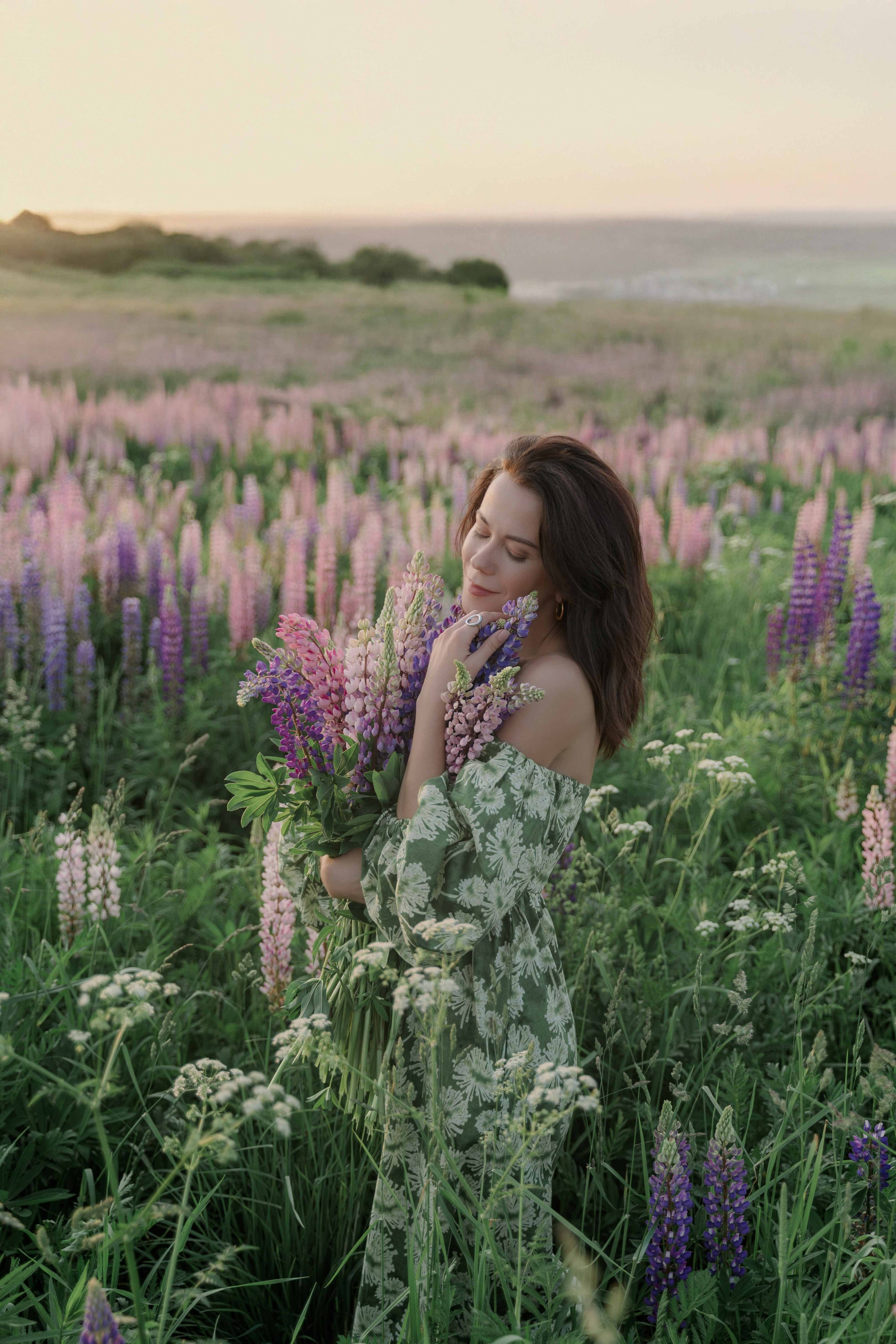 Наташа и люпины. Фотограф и видеограф в Москве и Абу Даби Мария Кулагина