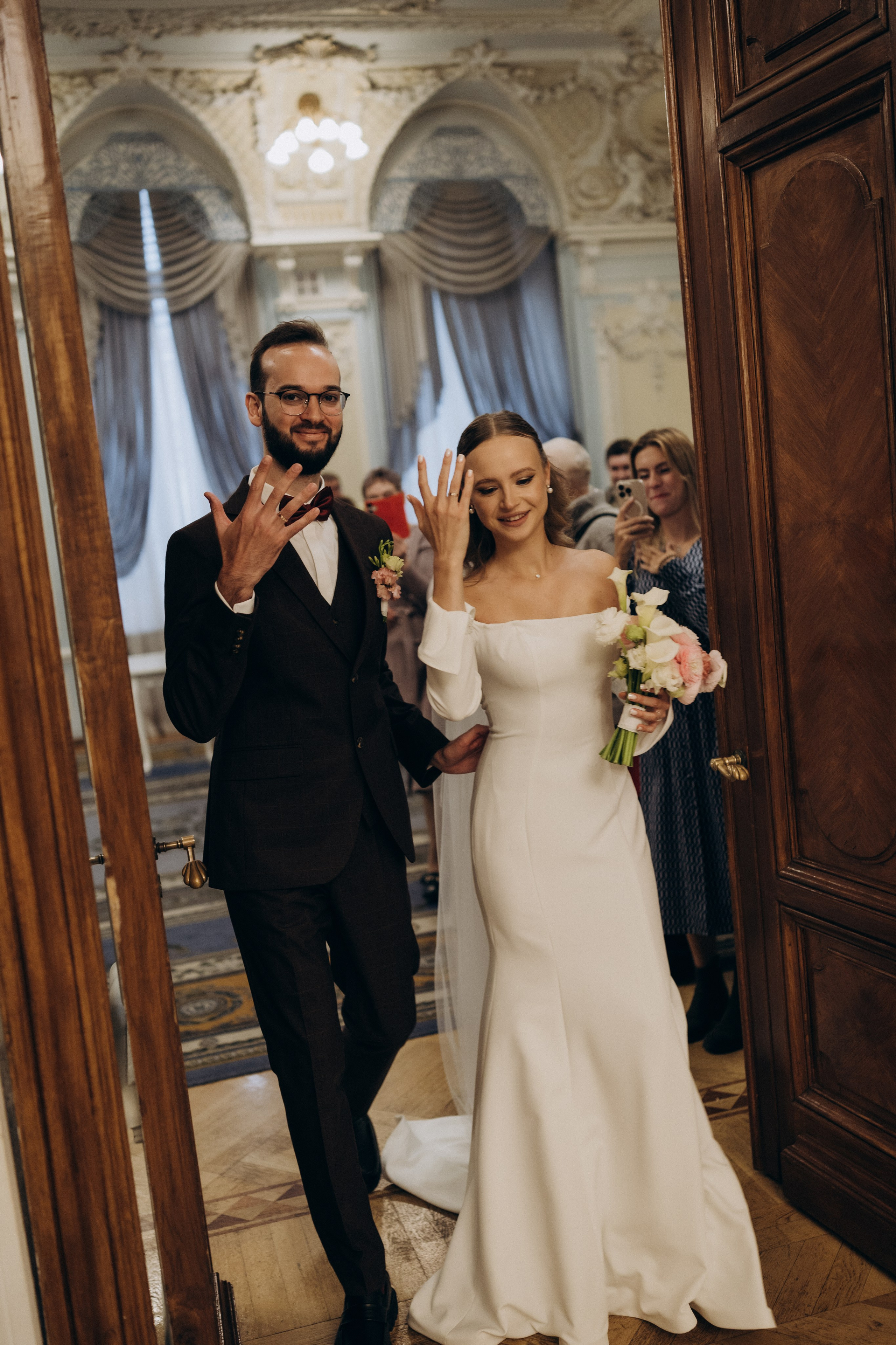 Юра и Полина | 2-й дворец и Половцова. Свадебный и love story фотограф в Санкт-Петербурге