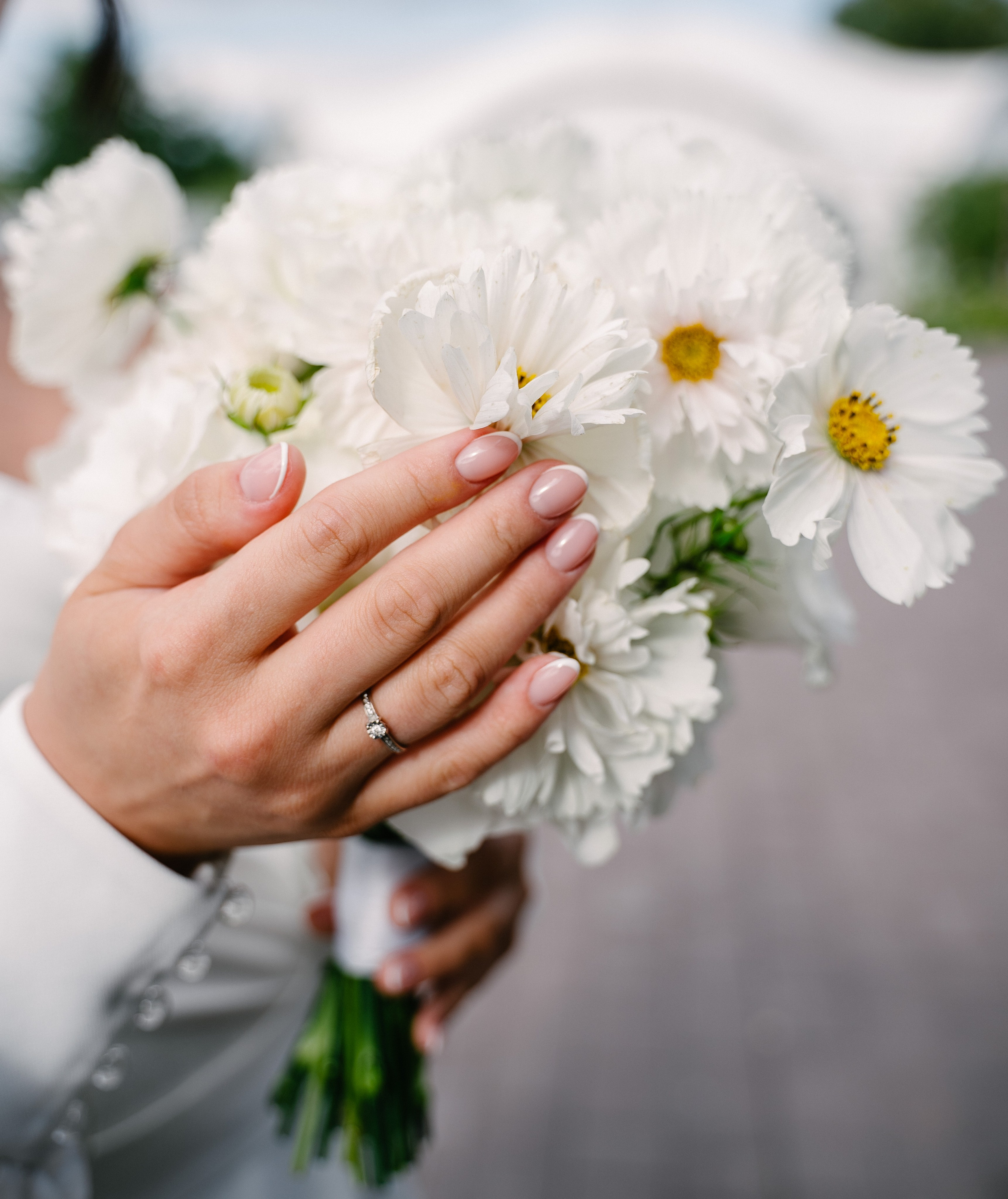 букет невесты акцент