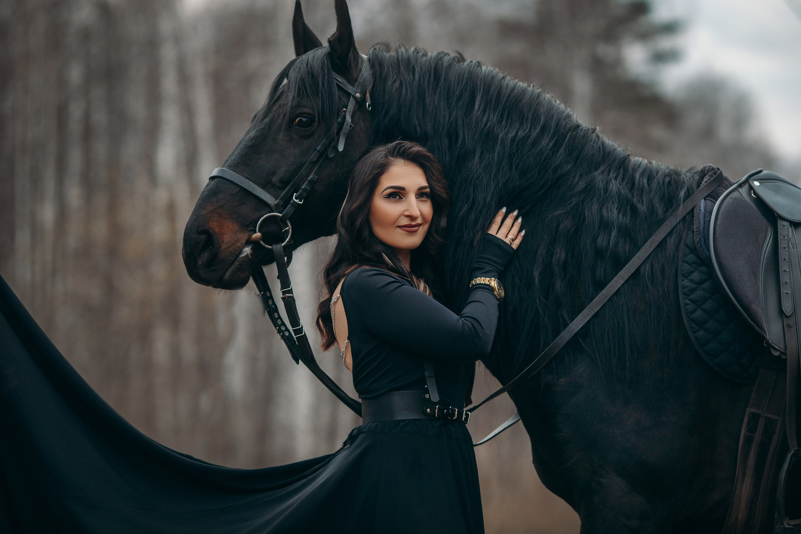 Анна, Басмач и Кипер. Анна Молчанова конный фотограф в Тюмени | фотосессии с лошадьми Тюмень