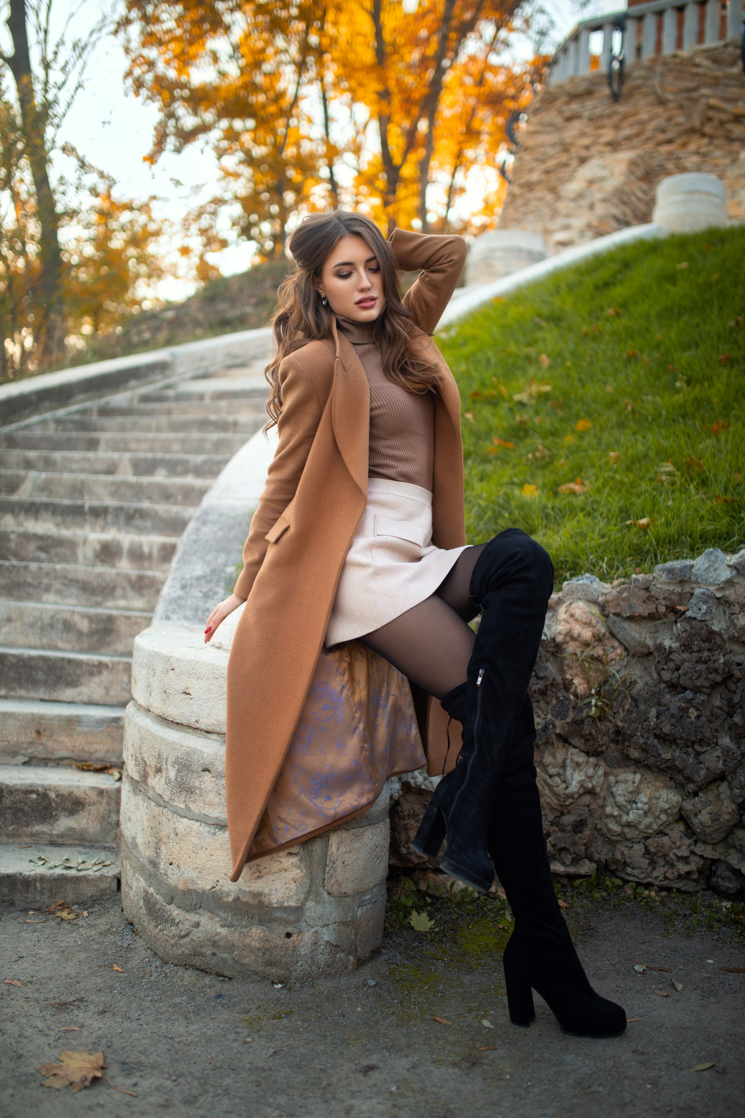 Осенняя съемка с Анастасией на природе в формате для «себя»