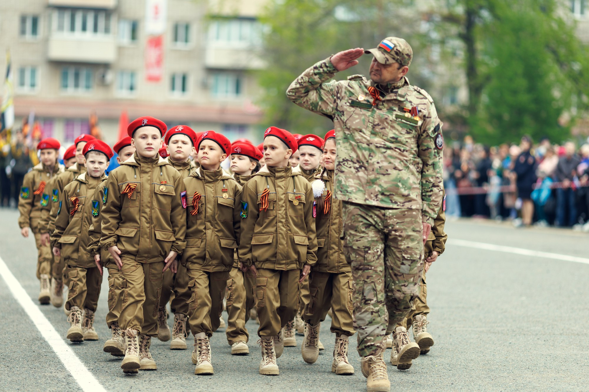 Празднование 80-летия победы над фашизмом. Славянка. Приморский край. Андрей Кровлин — фотограф в Славянке
