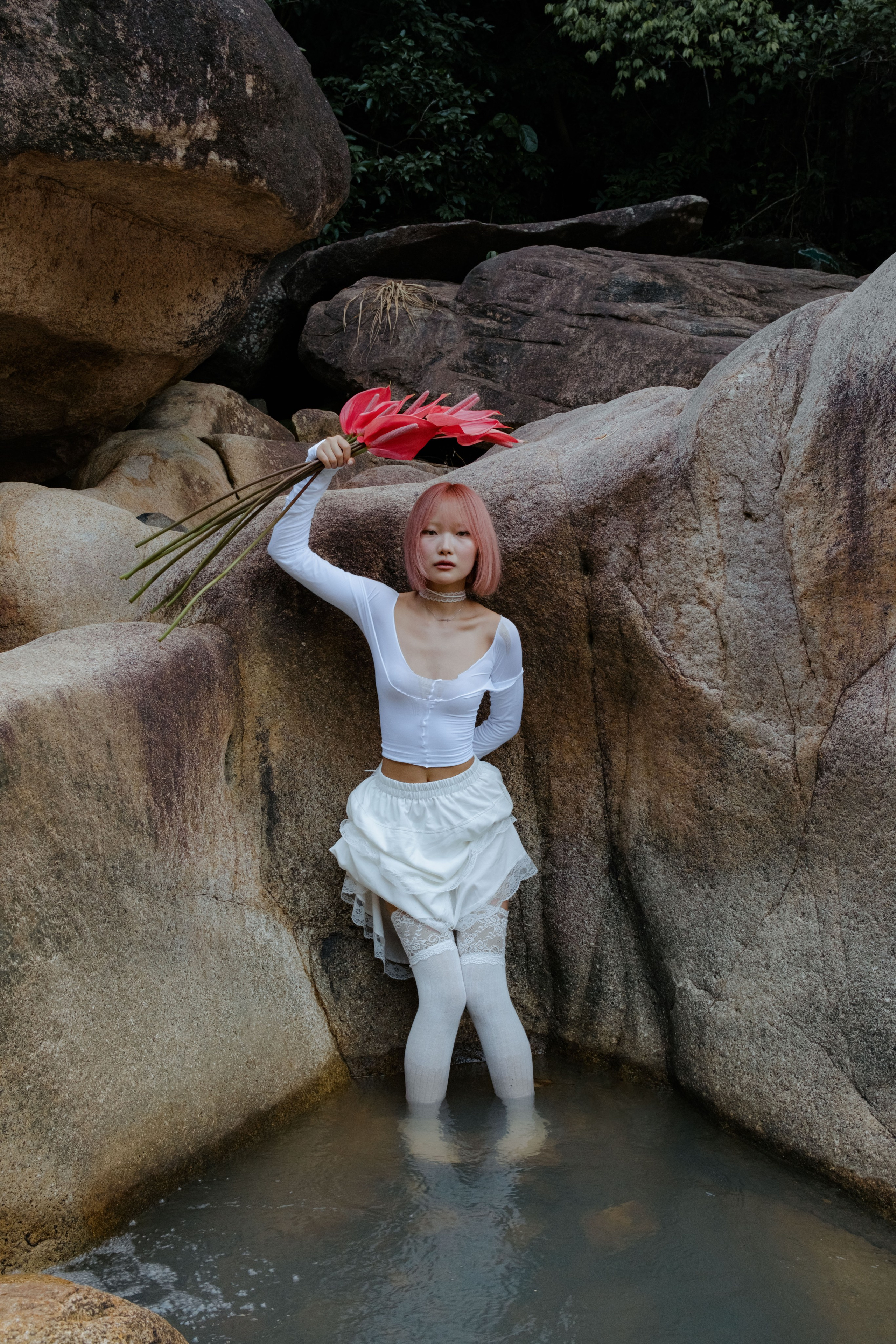 Location "Ba Ho Waterfall". Portrait photographer Nha Trang | Julia Meshanina