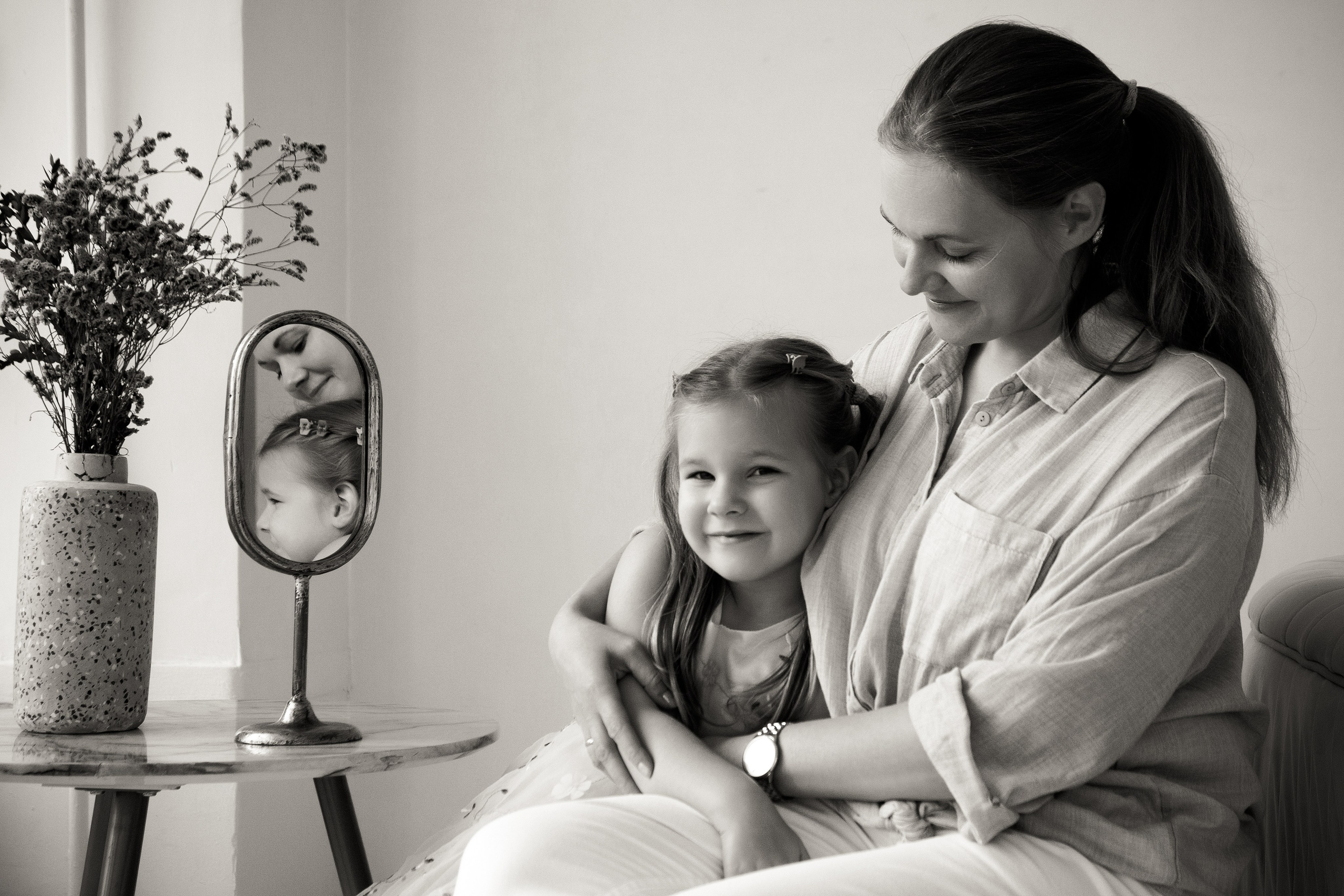 Семейная фотосессия в студии One take studio VANILLA. Свадебный и семейный фотограф в Москве и Подмосковье Лариса Козлова