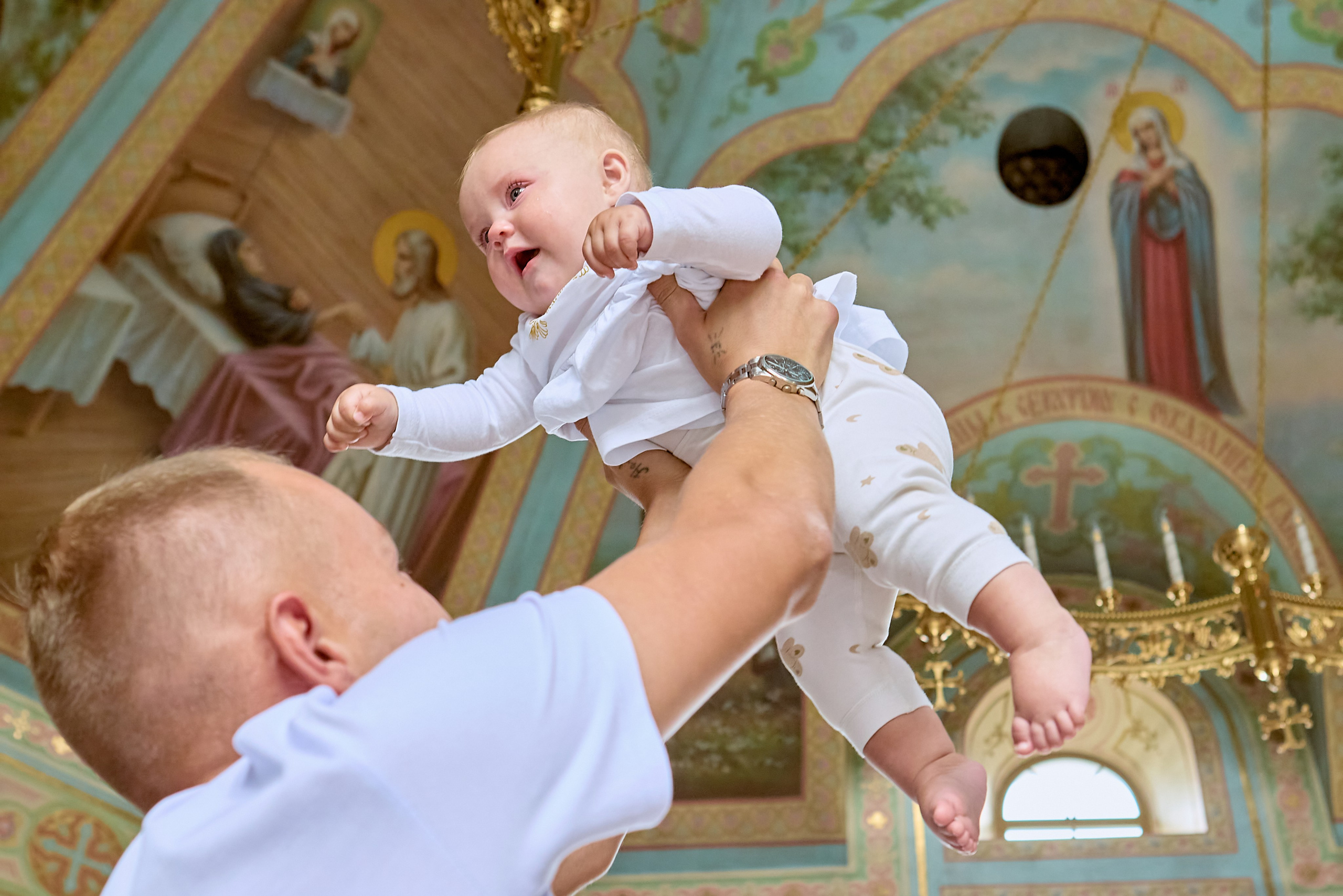 Фотосессия таинства Крещения младенца Евсевии г Дзержинск