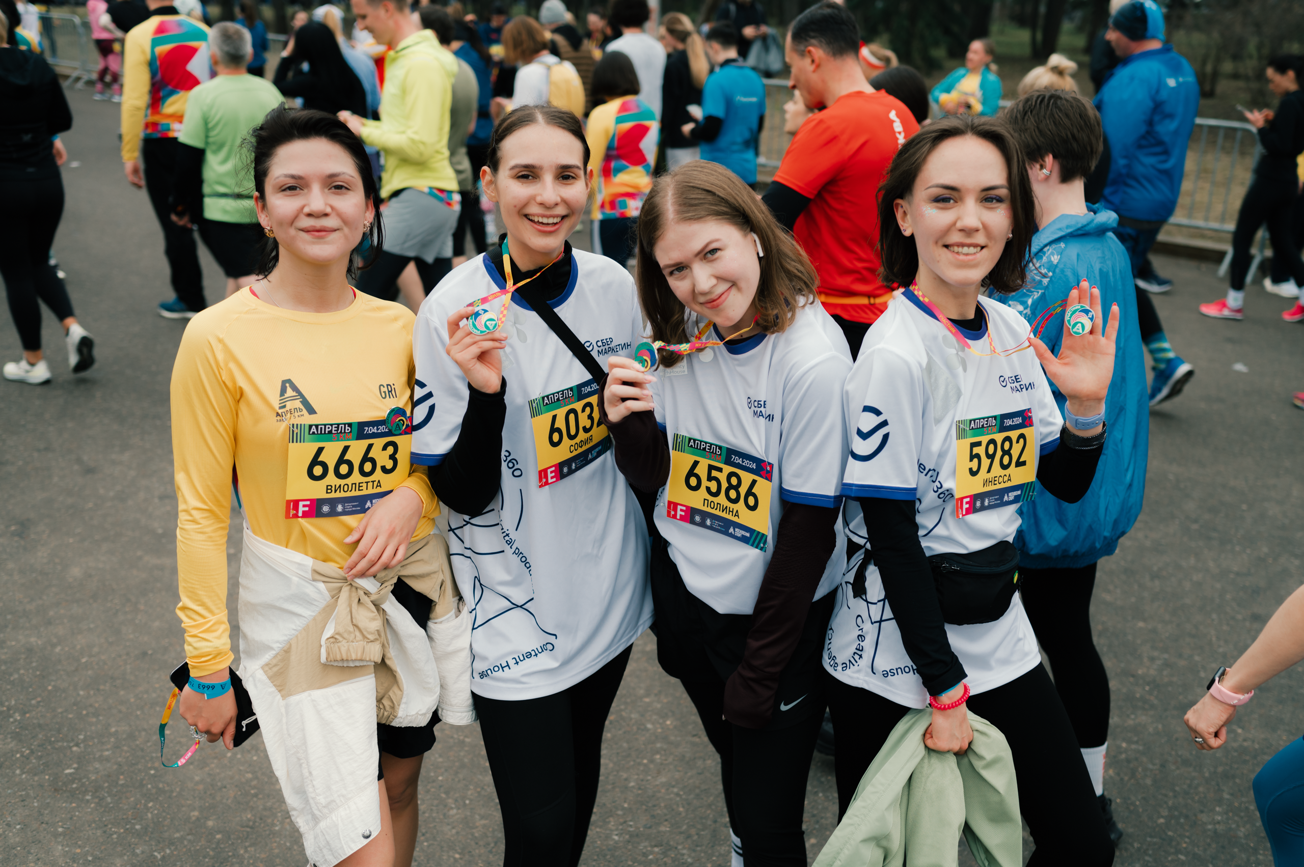 Фотосъёмка участников марафона в Москве. Komonev