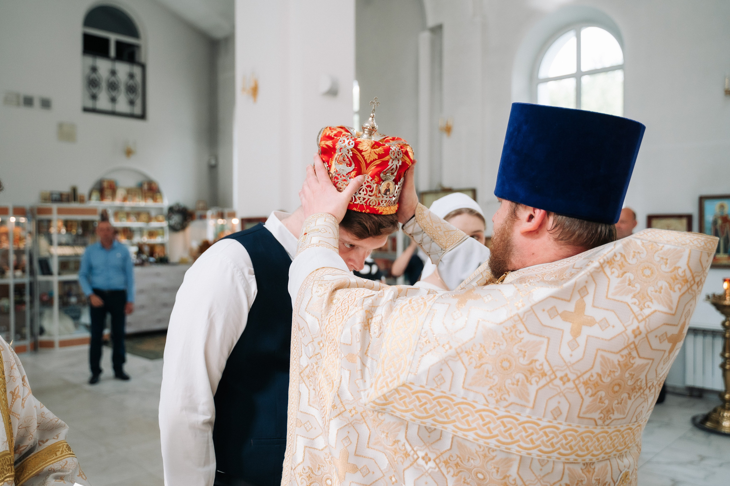 Венчание в Церкови Ермогена Патриарха Всероссийского в Южном Тушино. Свадебный и семейный фотограф в Москве и МО Геннадий Туманцев