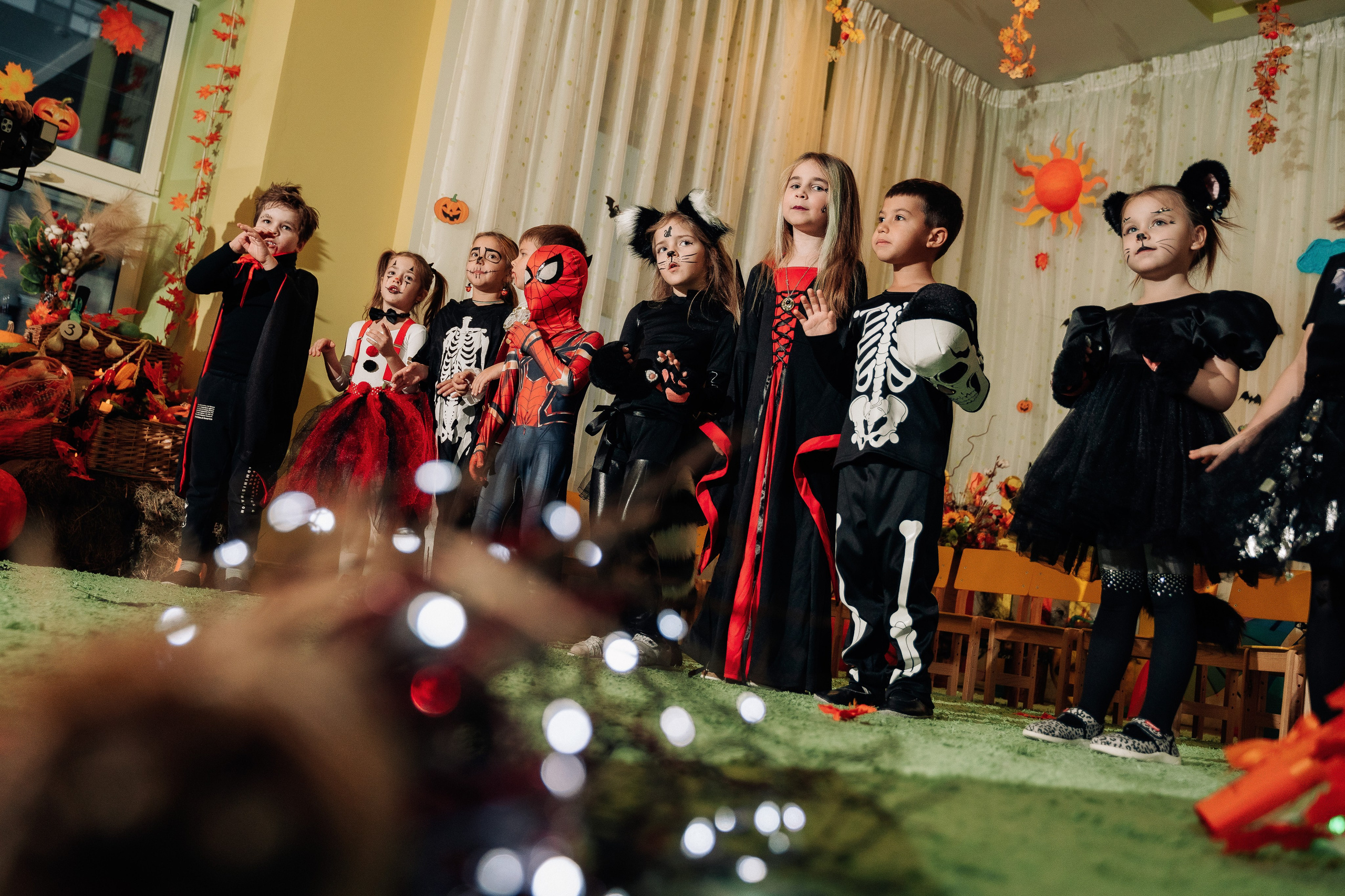 Halloween party в садике Филлипок. Свадебный и семейный фотограф в Москве и МО Геннадий Туманцев