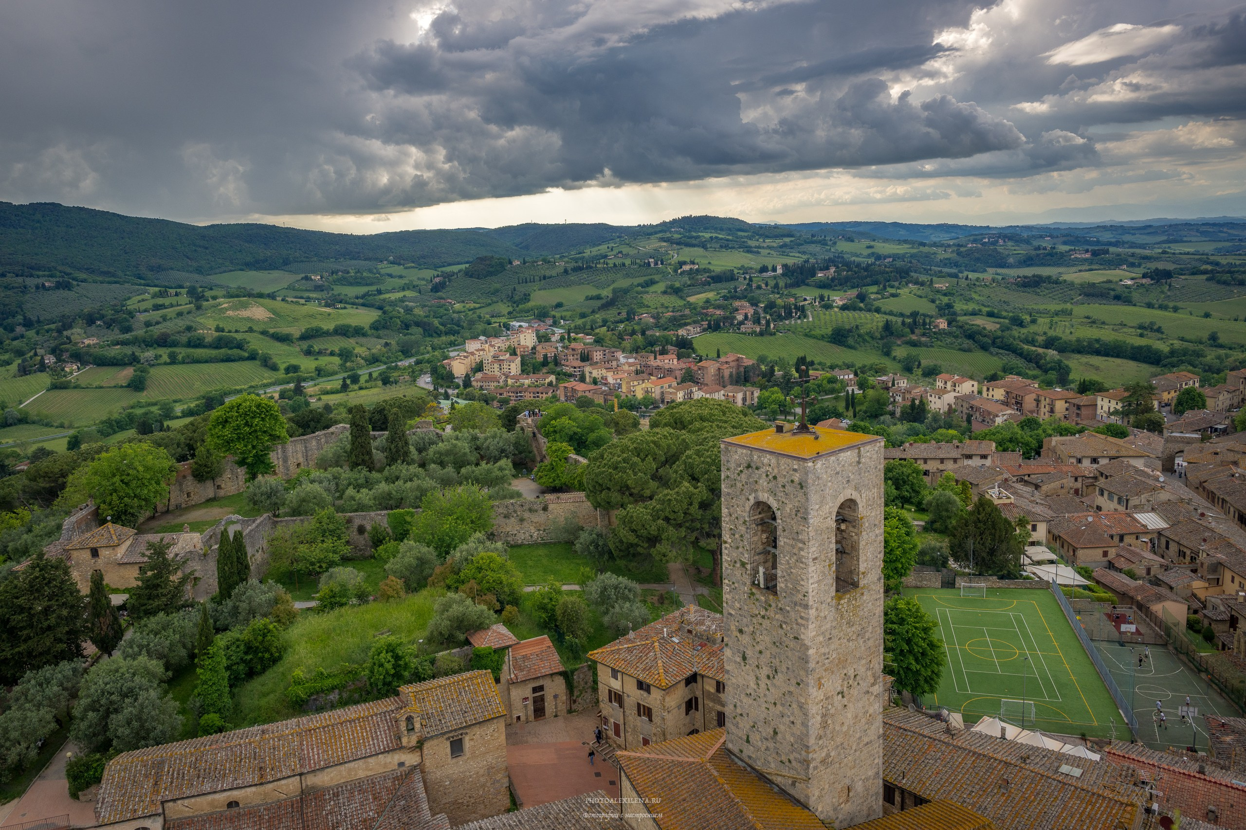 Сиена и Сан-Джиминьяно. Авторские стильные фотокартины
