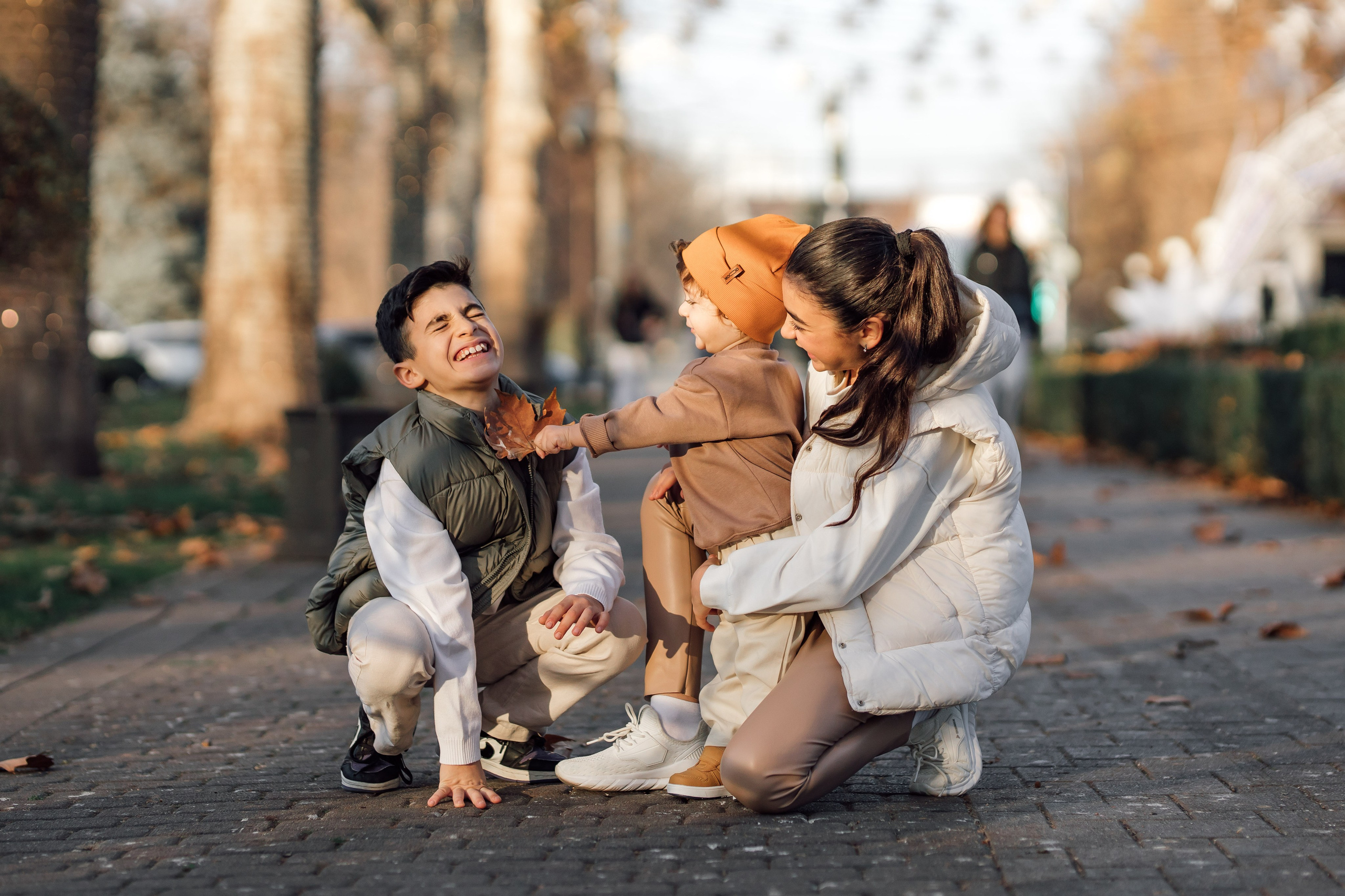 Мама и трое деток, фотосессия в день матери. Фотохудожник Наталия Кирсанова