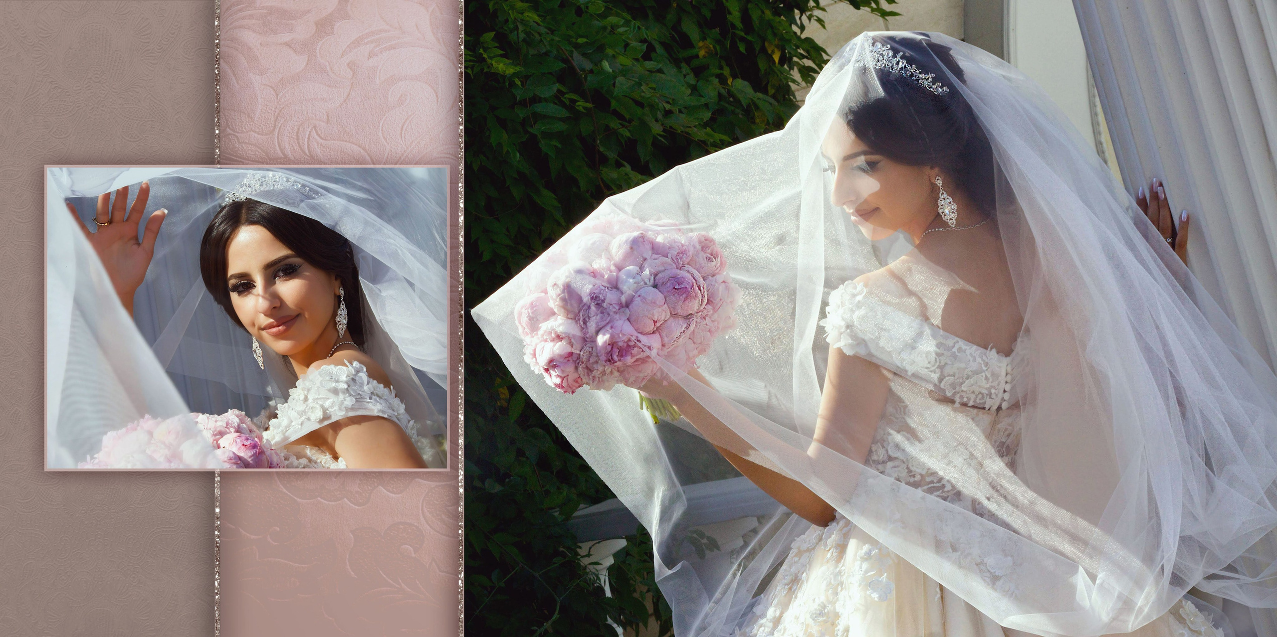 Свадебная фотокнига. Фотограф Кирсанова Наталия. Фотохудожник Наталия Кирсанова