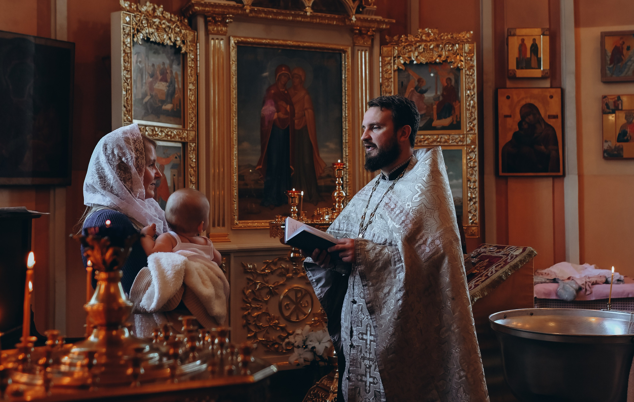 Крещение Любочки. Семейный и свадебный фотограф в Санкт-Петербурге Яна
